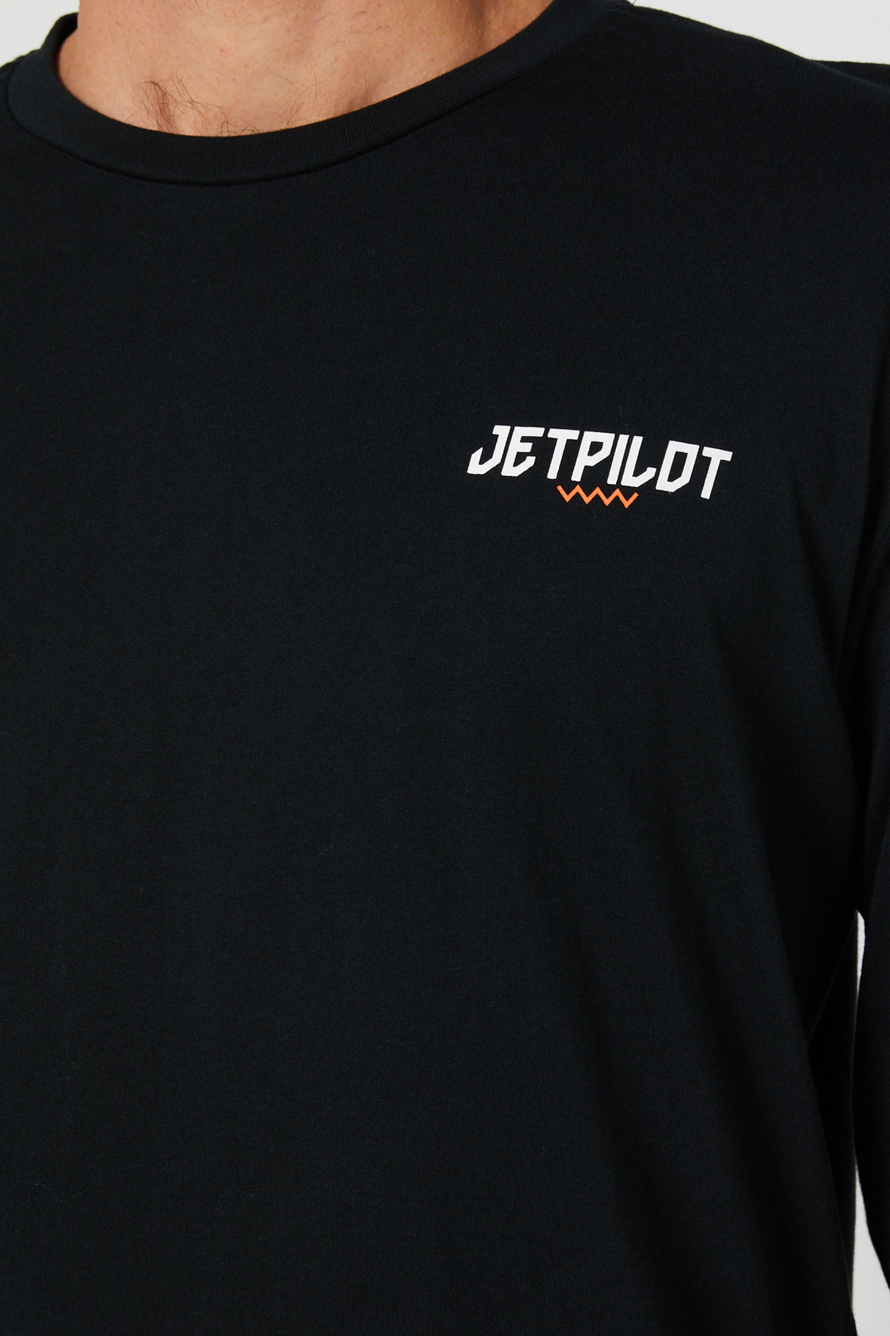 Jetpilot Friday Mens L/S Tee - Black - photo 4 — view 04 (3)