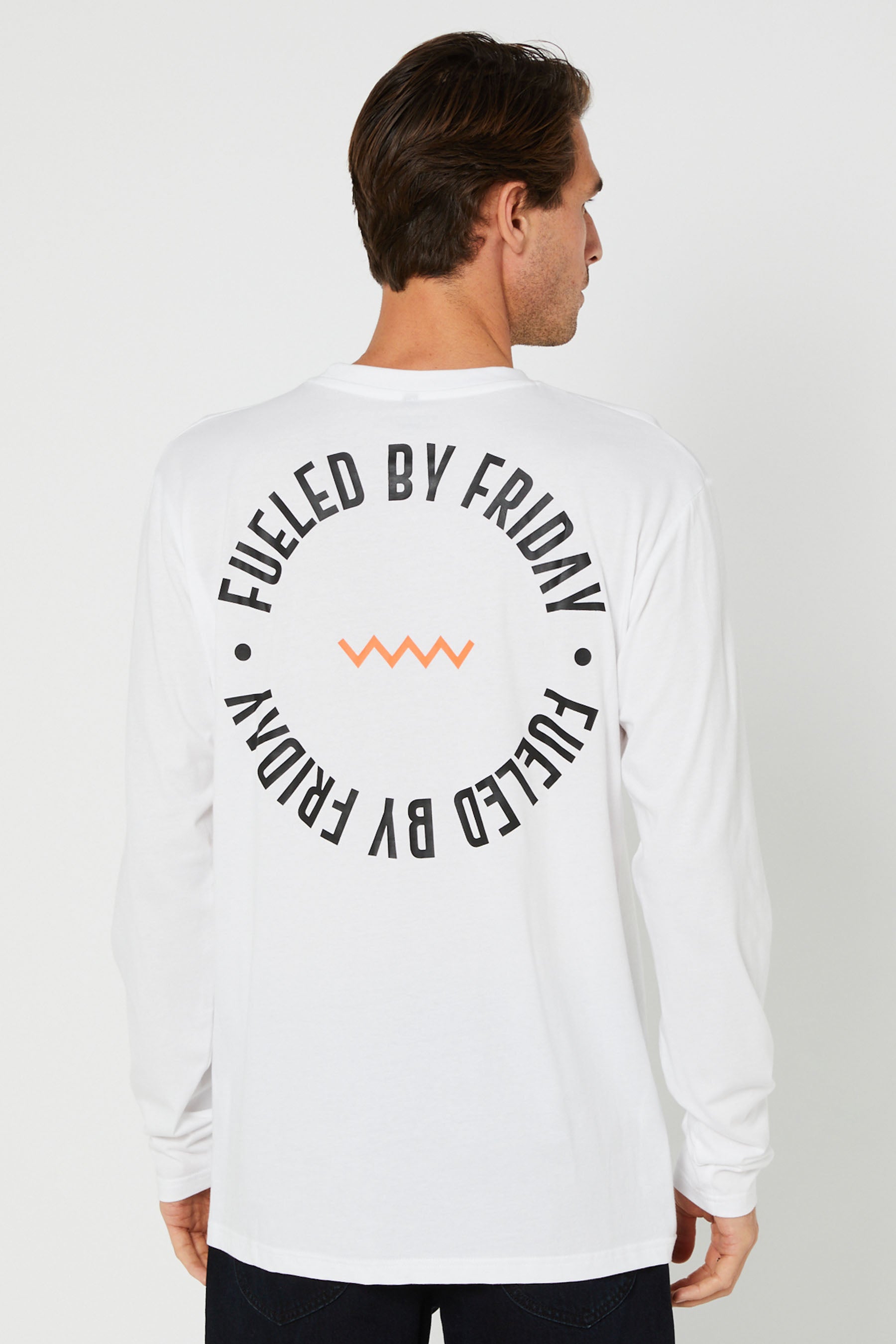 Jetpilot Friday Mens L/S Tee - White - photo 3 — view 03 (3)