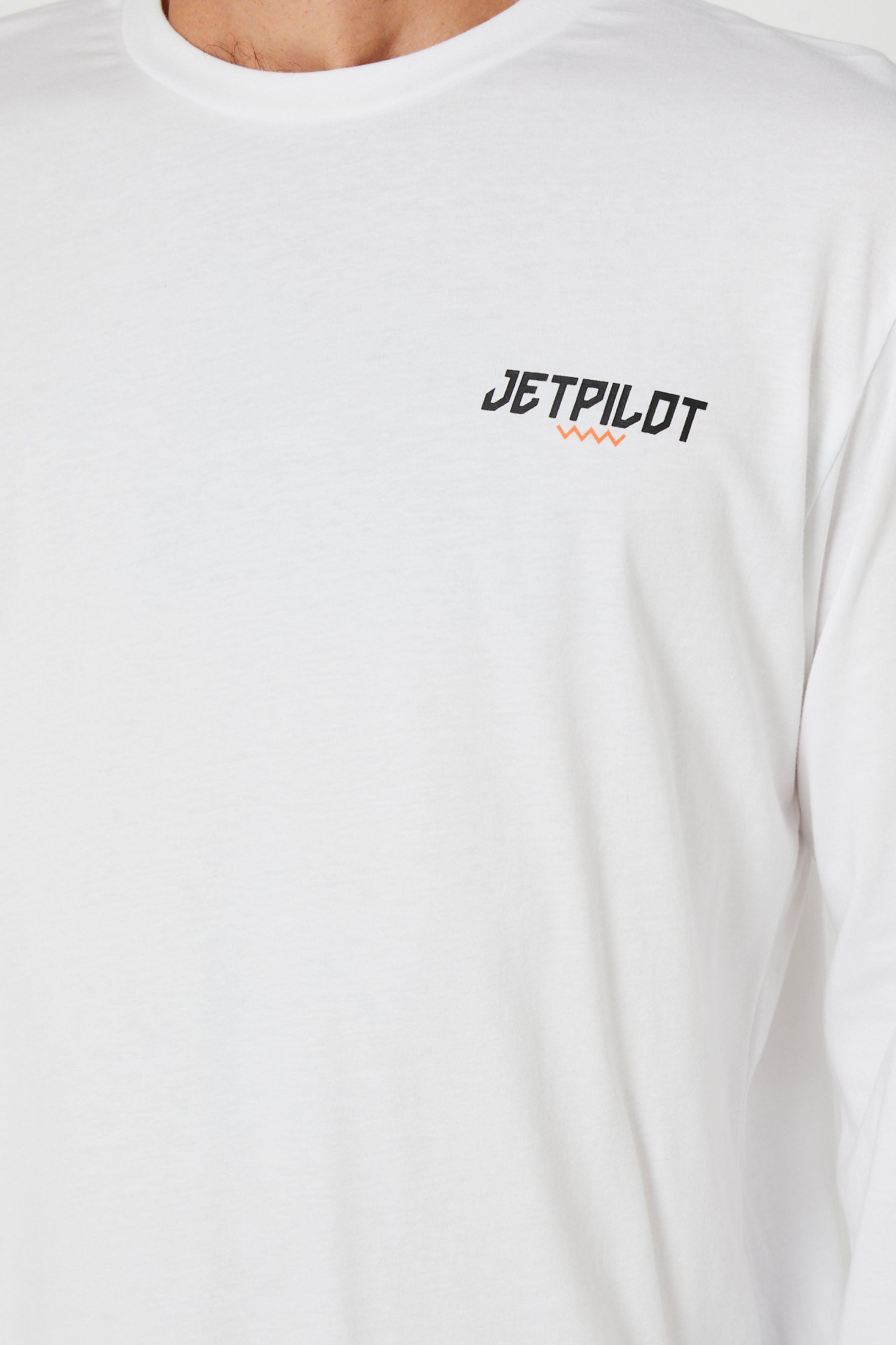 Jetpilot Friday Mens L/S Tee - White - photo 4 — view 04 (3)