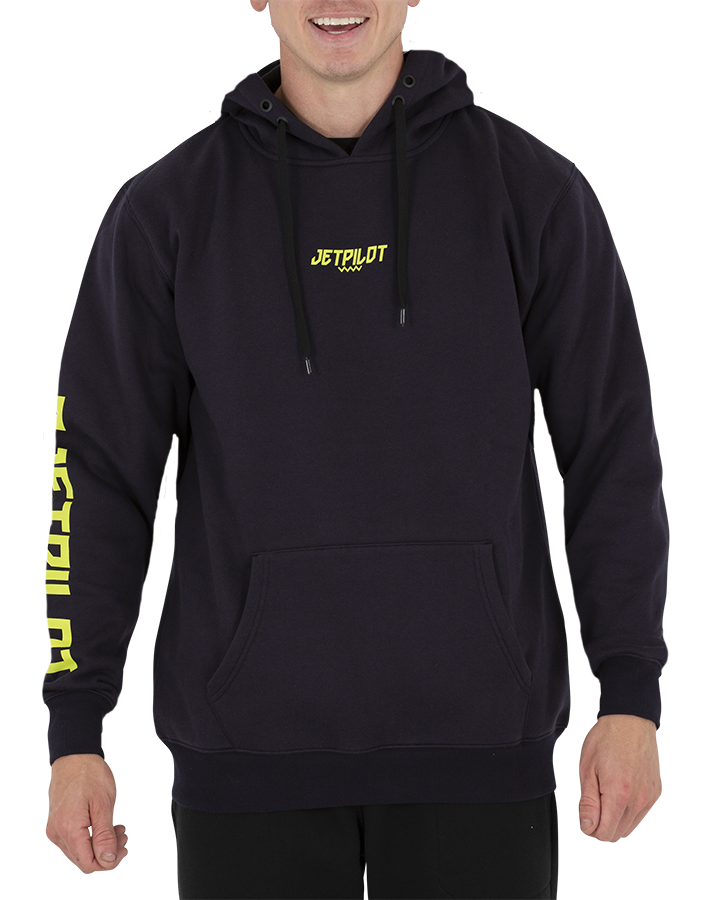 Jetpilot Bright Spark Mens P/O Hoodie - Navy