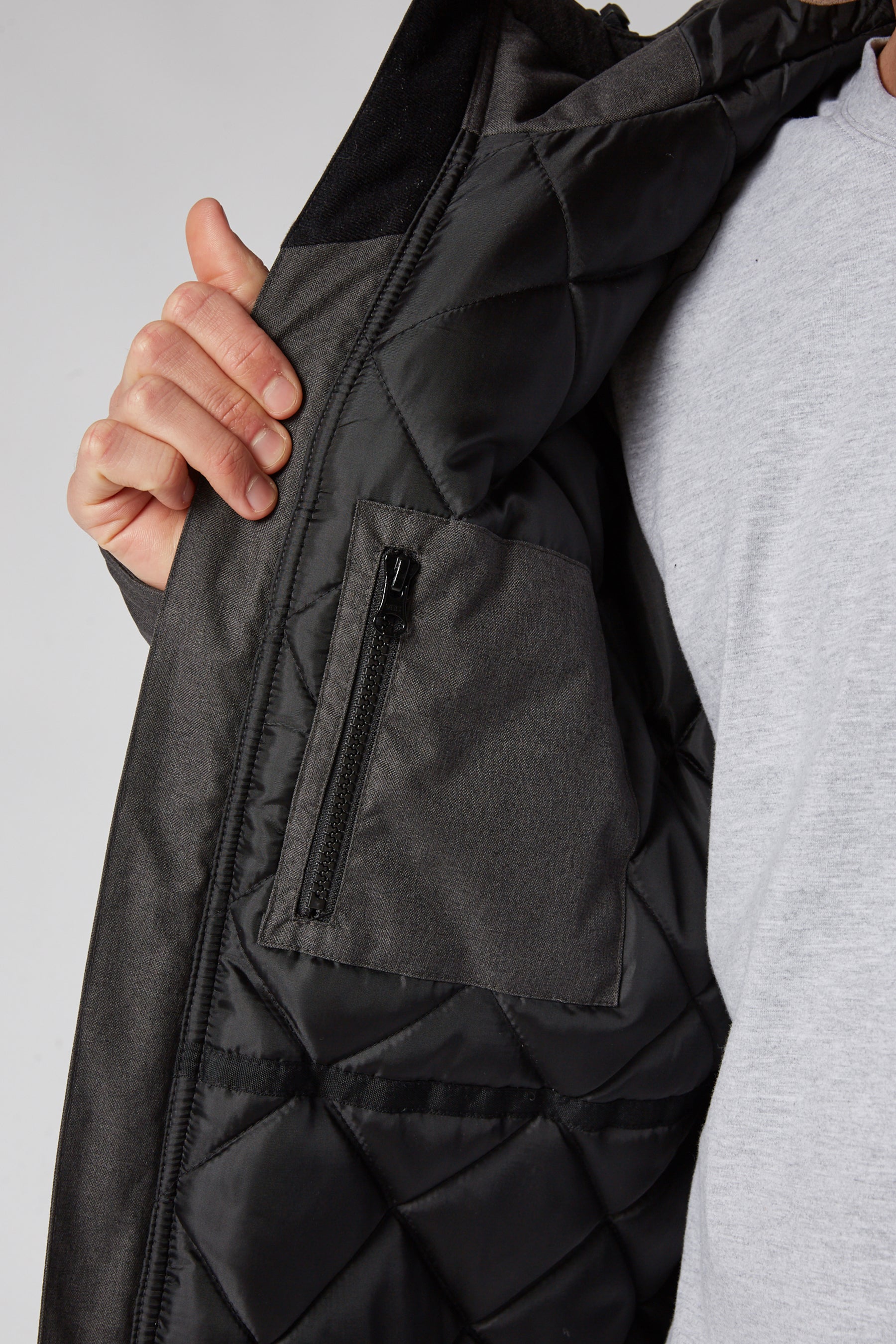 Jetpilot Onsite Pro Mens Jacket - Charcoal - photo 6 — view 06 (3)