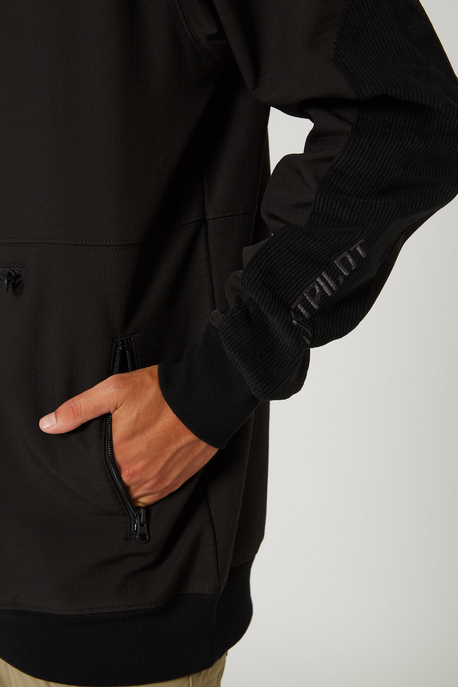 Jetpilot Utility Mens Hoodie - Black - photo 11 — view 015 (3)