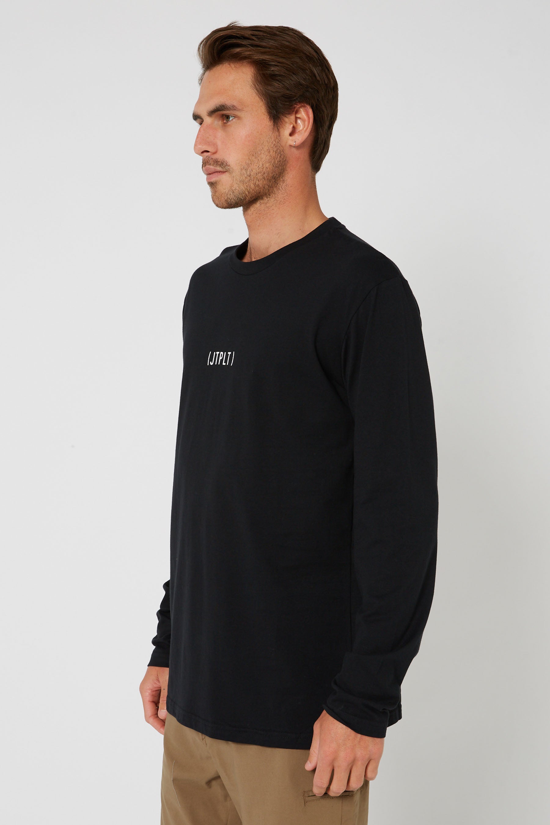 Jetpilot Mens Circle L/S Tee - Black - photo 2 — view 02 (3)