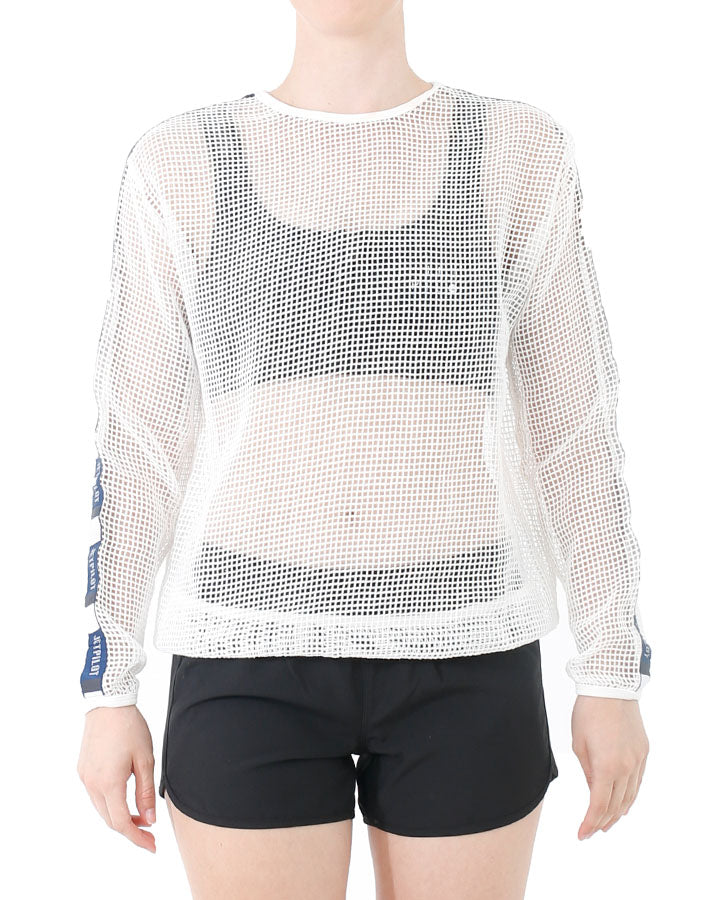Jetpilot Kick On Layer Ladies Top - White