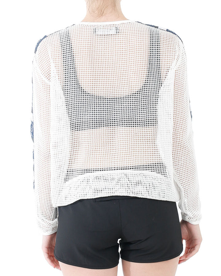 Jetpilot Kick On Layer Ladies Top - White