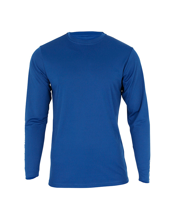 Jetpilot Mens Corp L/S Hydro Tee - Blue