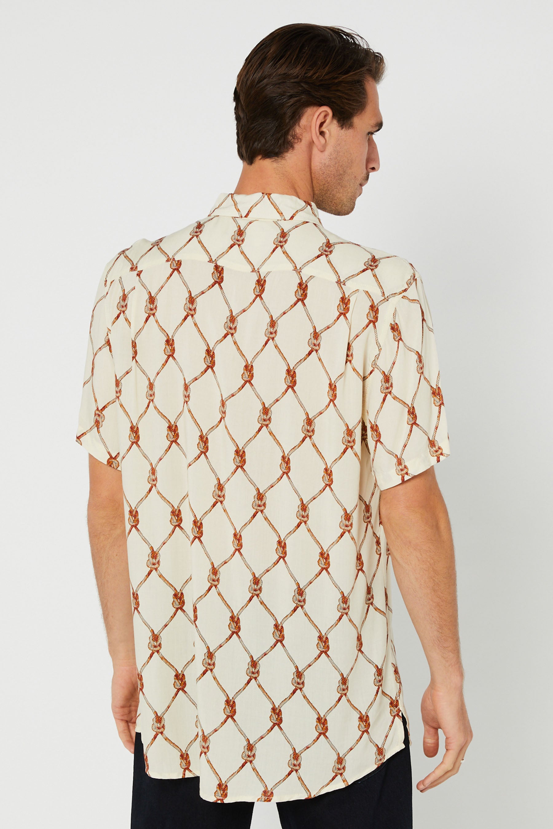 Jetpilot Rope Mens S/S Shirt - White