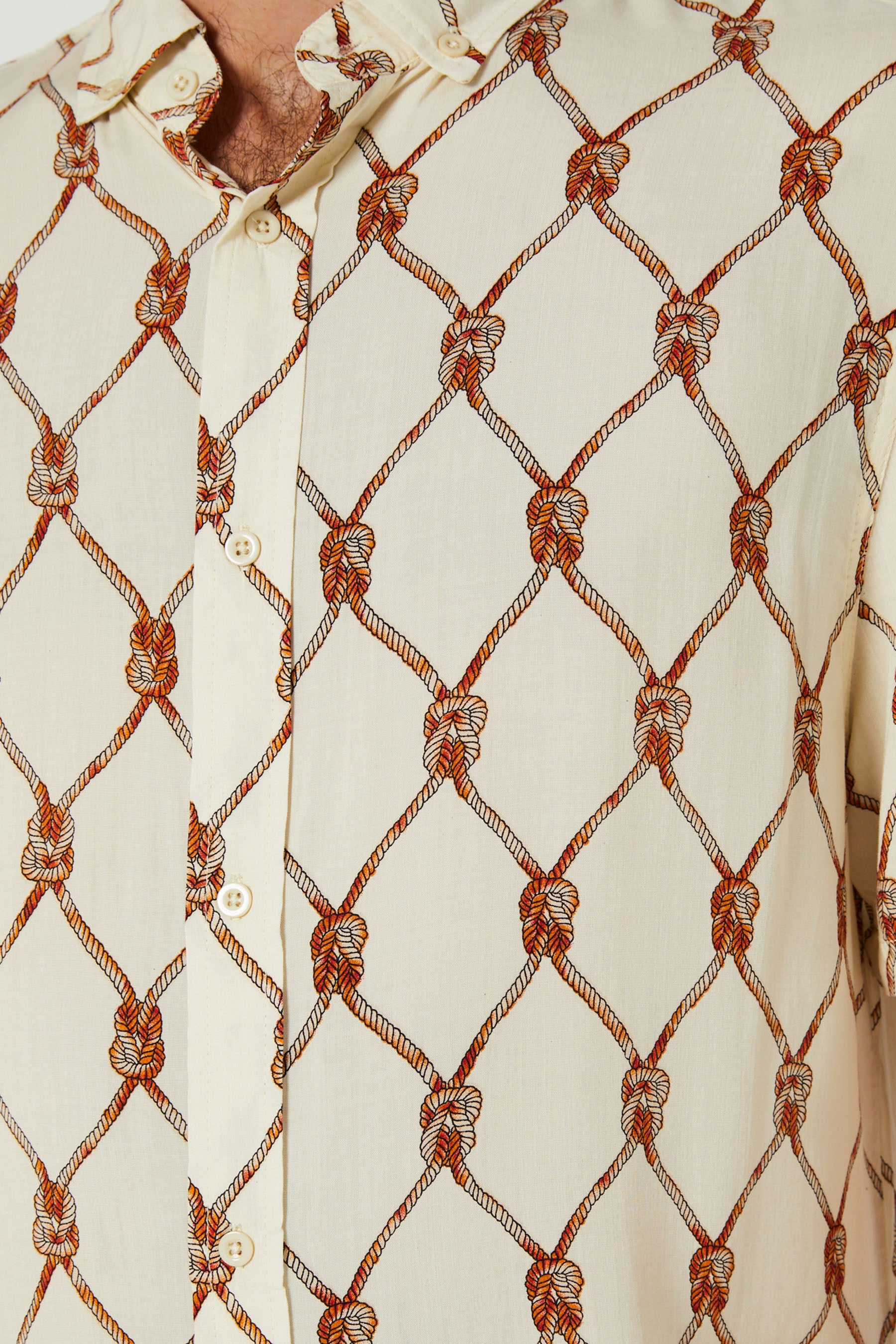 Jetpilot Rope Mens S/S Shirt - White