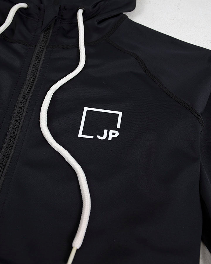 Jetpilot Pacer L/S Ladies Hooded Rashie - Black
