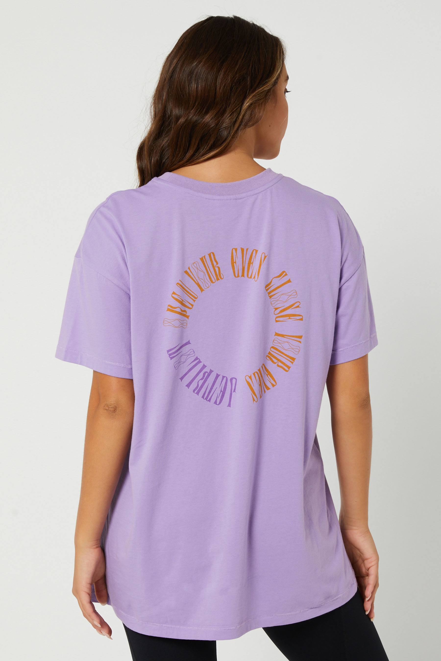 Jetpilot X Sina Eyes - Ladies S/S T-Shirt - Purple - photo 4 — view 3 (3)