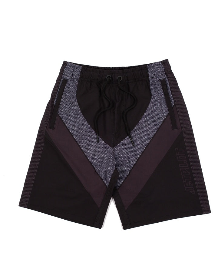 Jetpilot Optimum Youth Boardshorts - Black/Charcoal