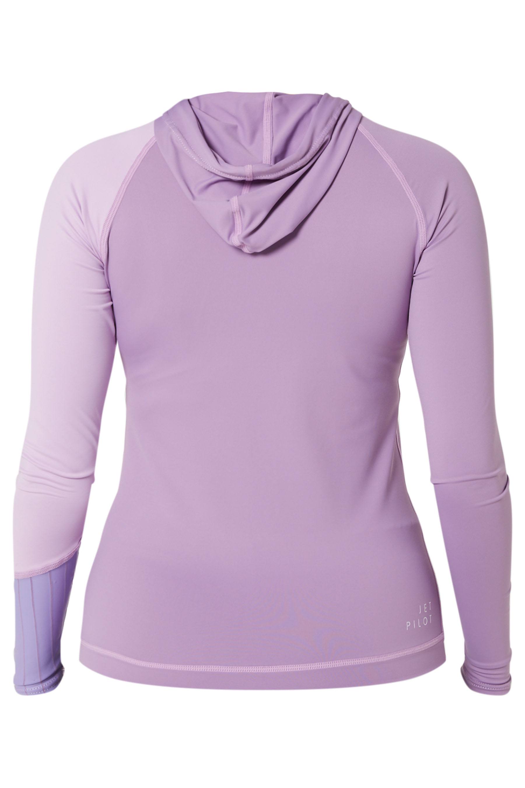 Jetpilot Cause Ladies LS Hooded Rashie Purple 9