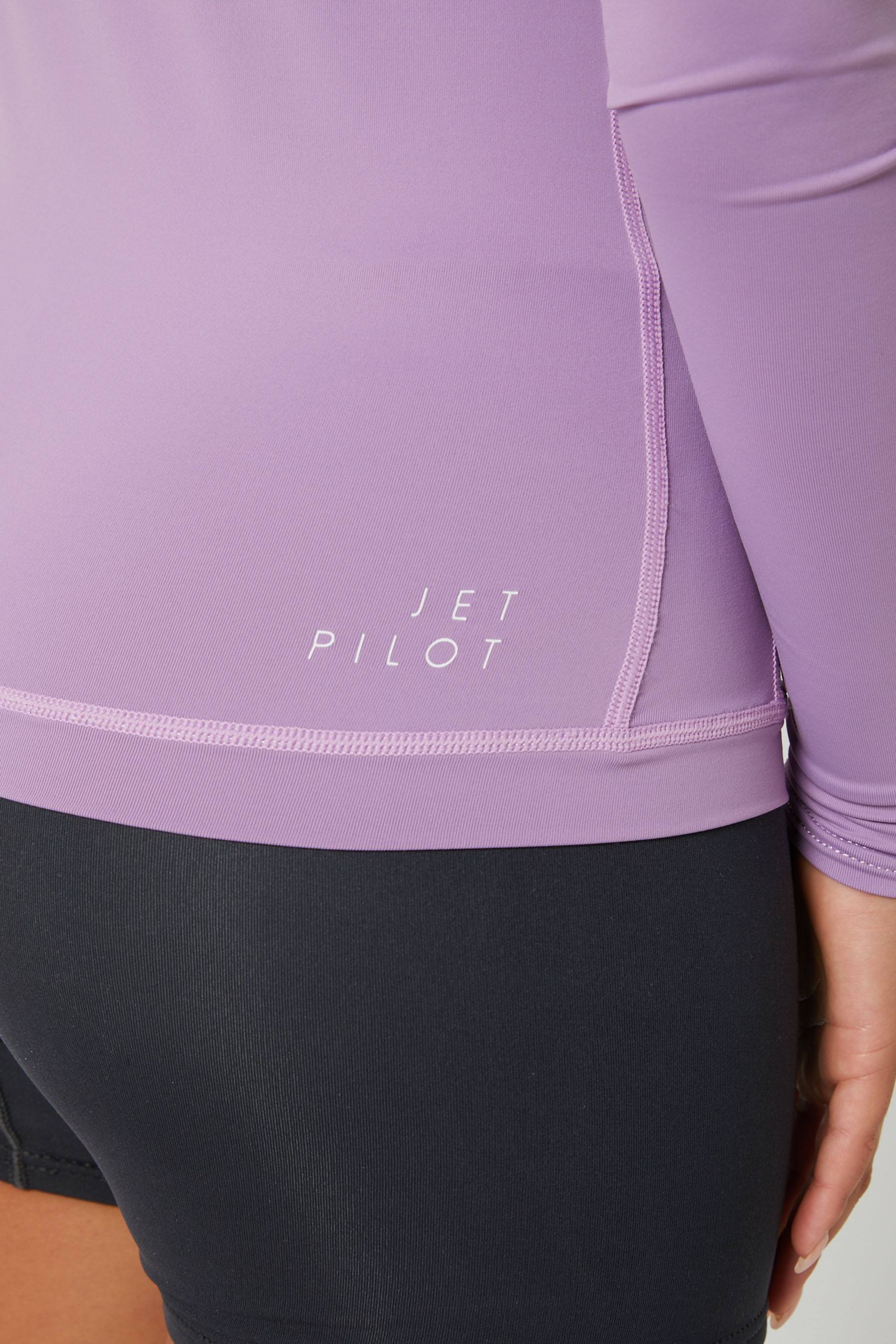 Jetpilot Cause Ladies LS Hooded Rashie Purple 7