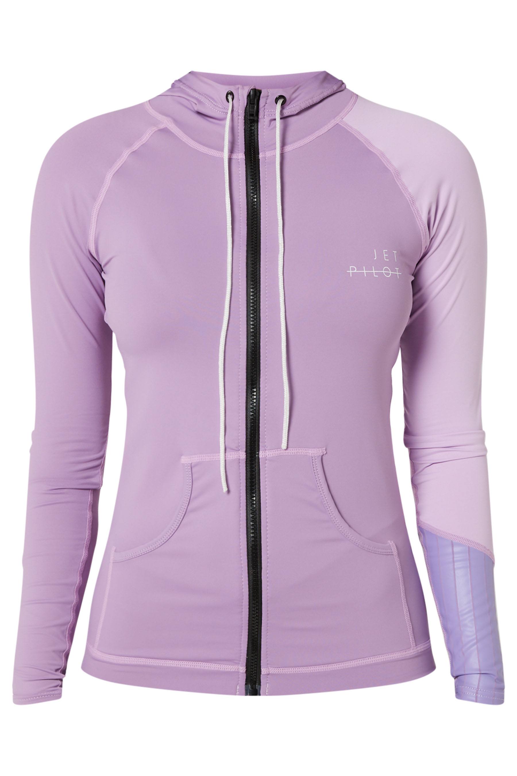 Jetpilot Cause Ladies LS Hooded Rashie Purple 8