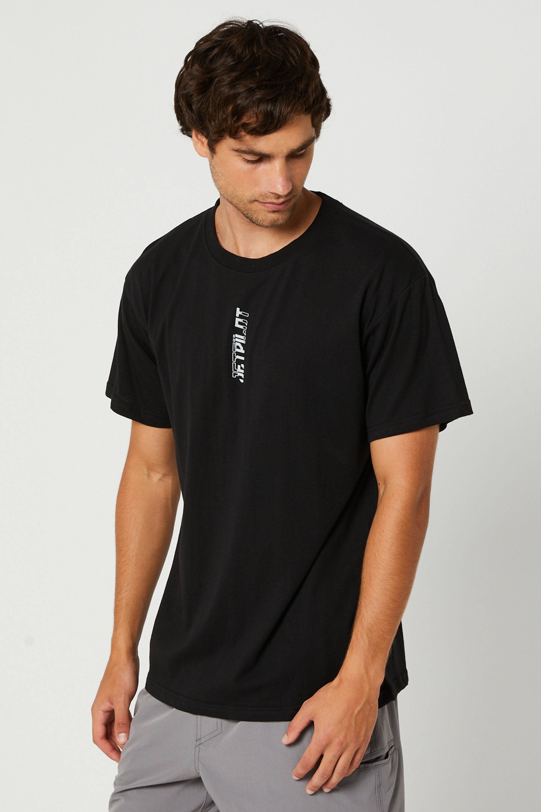 Jetpilot Super Splice Mens SS T-Shirt Black 6