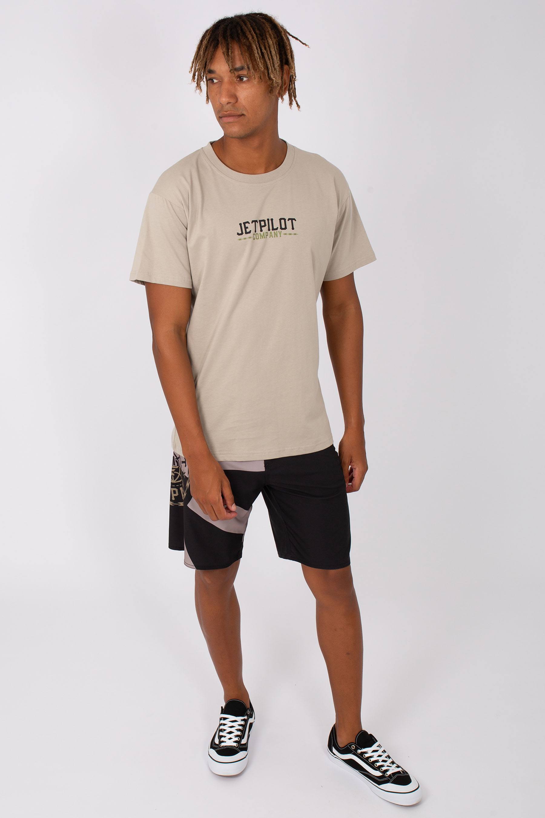 Jetpilot Hardcore Mens Boardshorts Black Gold 7