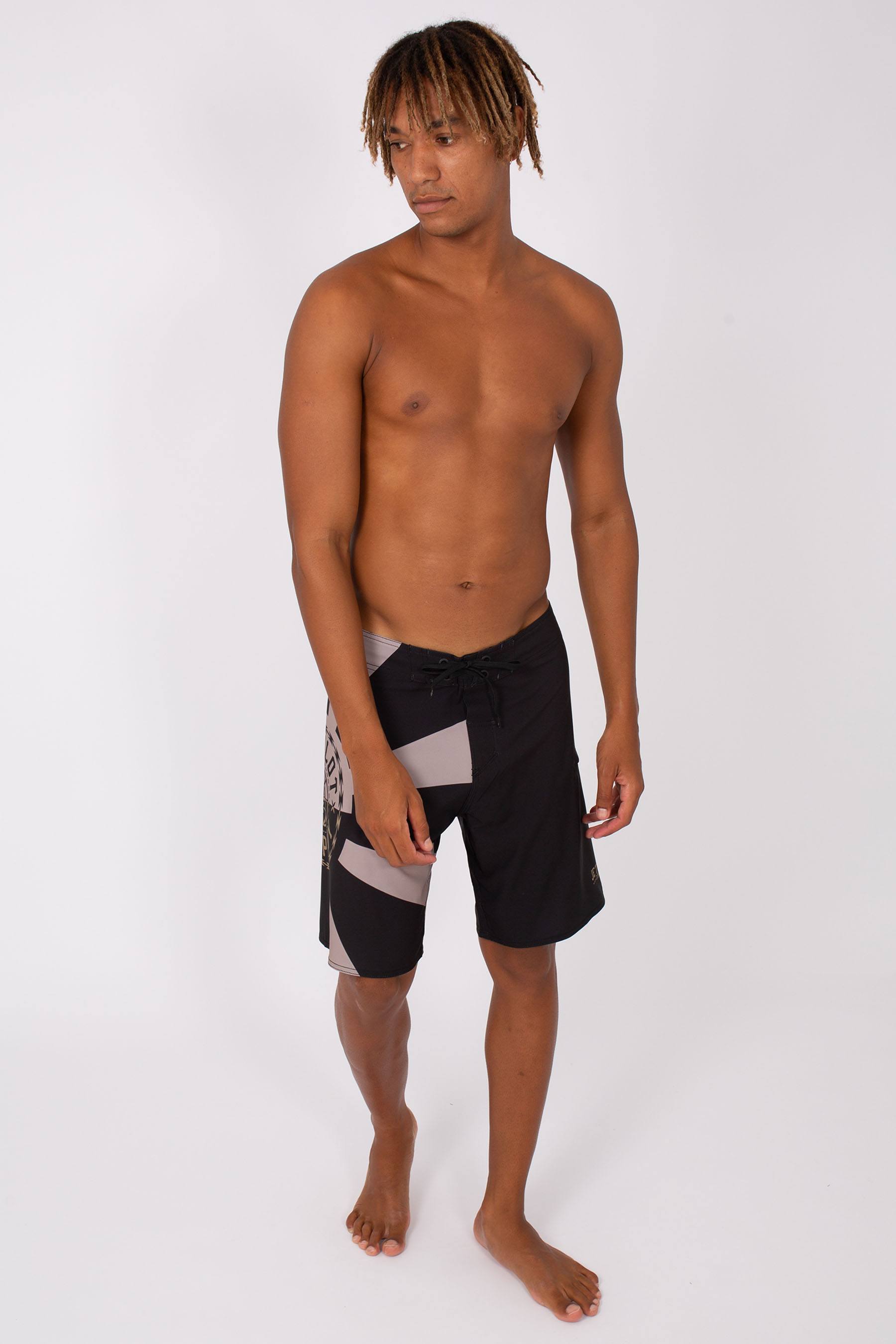 Jetpilot Hardcore Mens Boardshorts Black Gold 6