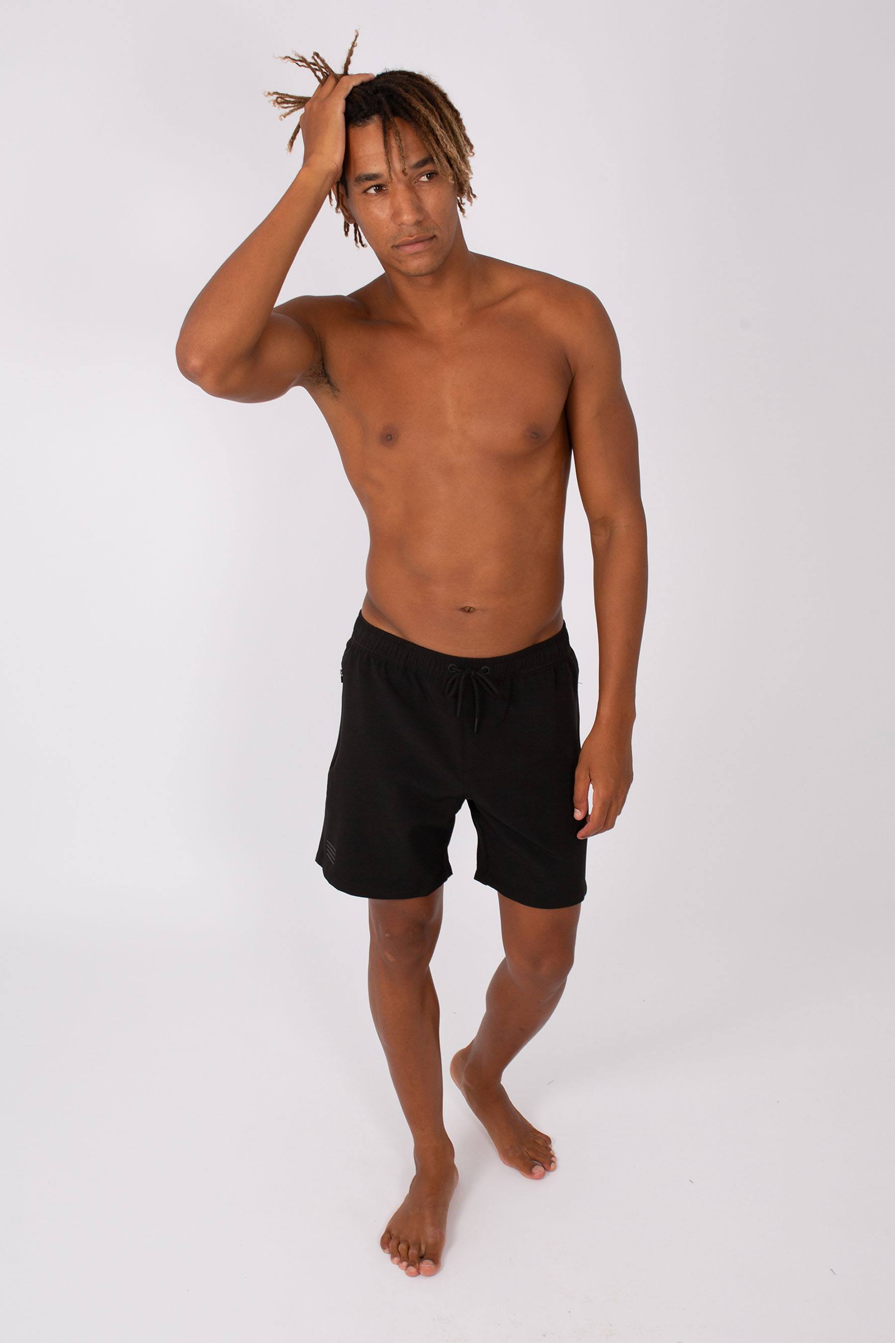 Rx Vault Mens Trainer Boardshorts Black 9