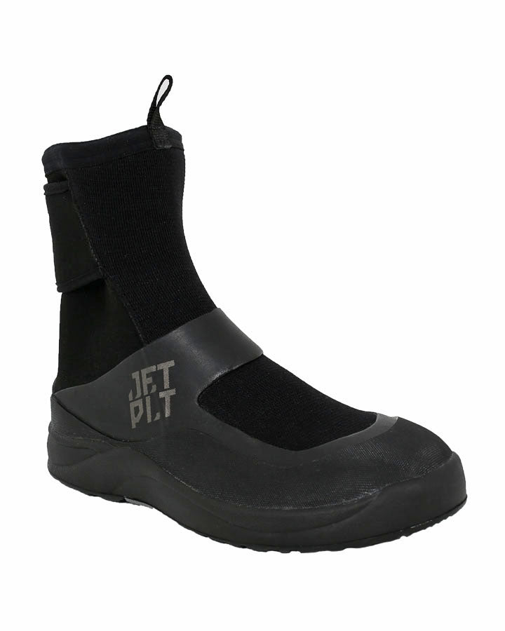 Jetpilot Mens Turbo Rear Zip Neo Boots - Black