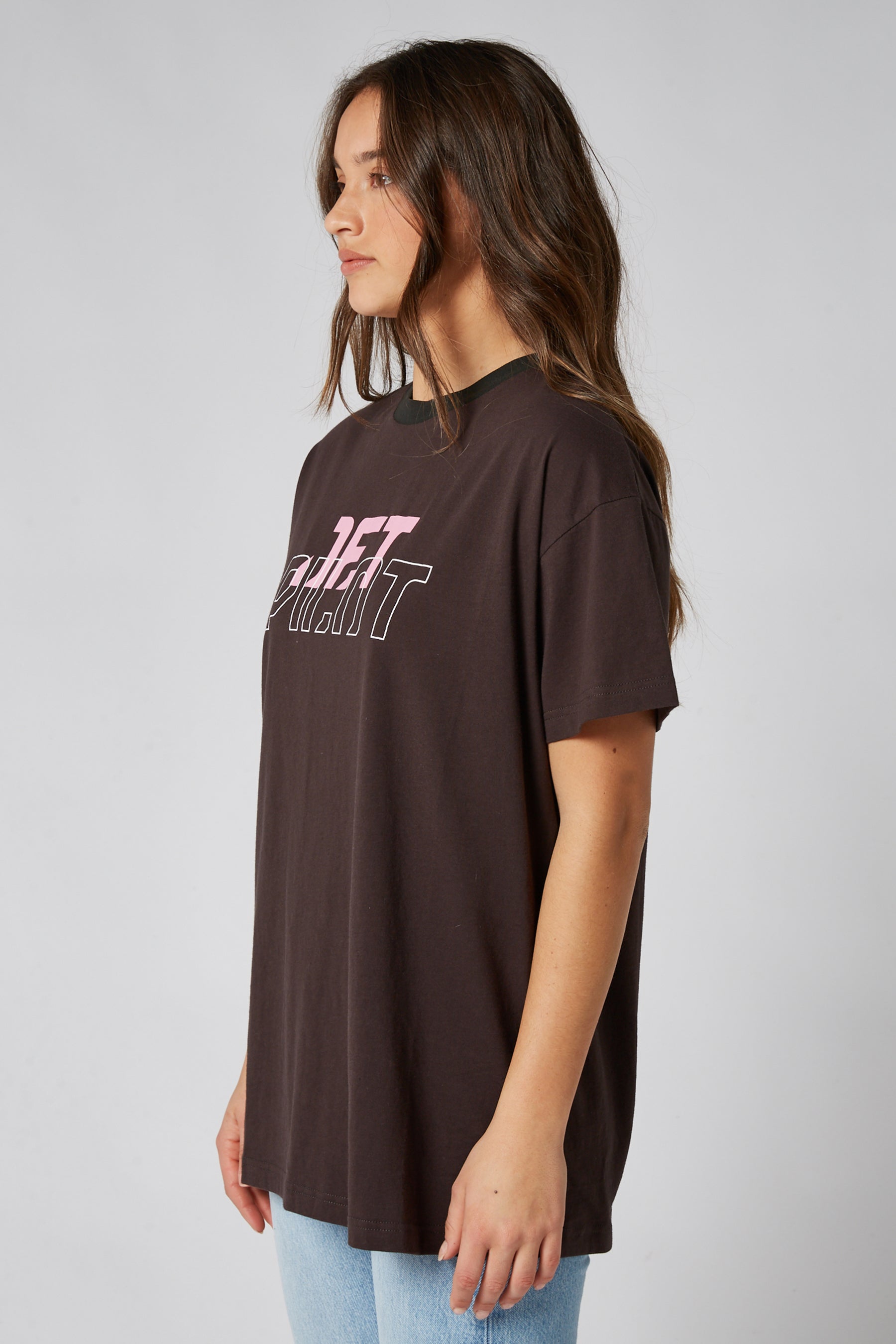 Jetpilot Orbital Ladies S/S Tee - Charcoal