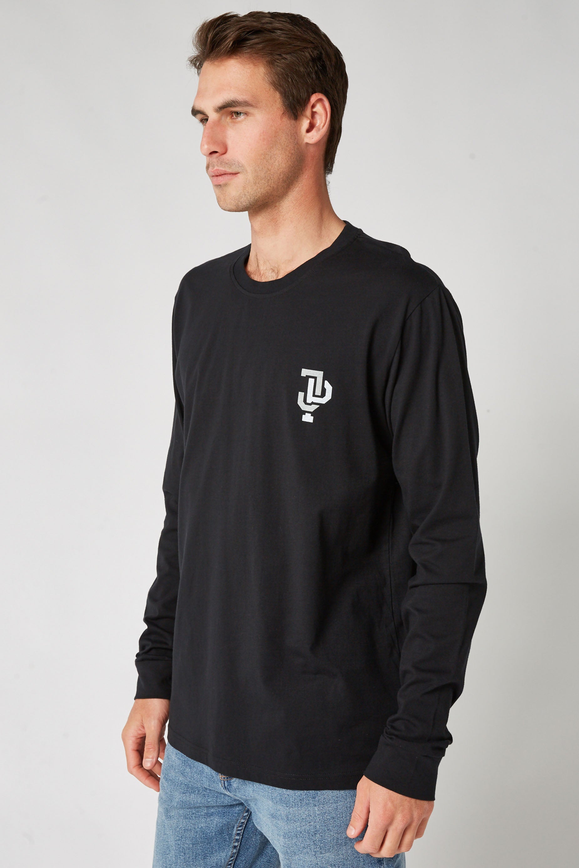 Jetpilot Linked L/S Mens Tee - Black