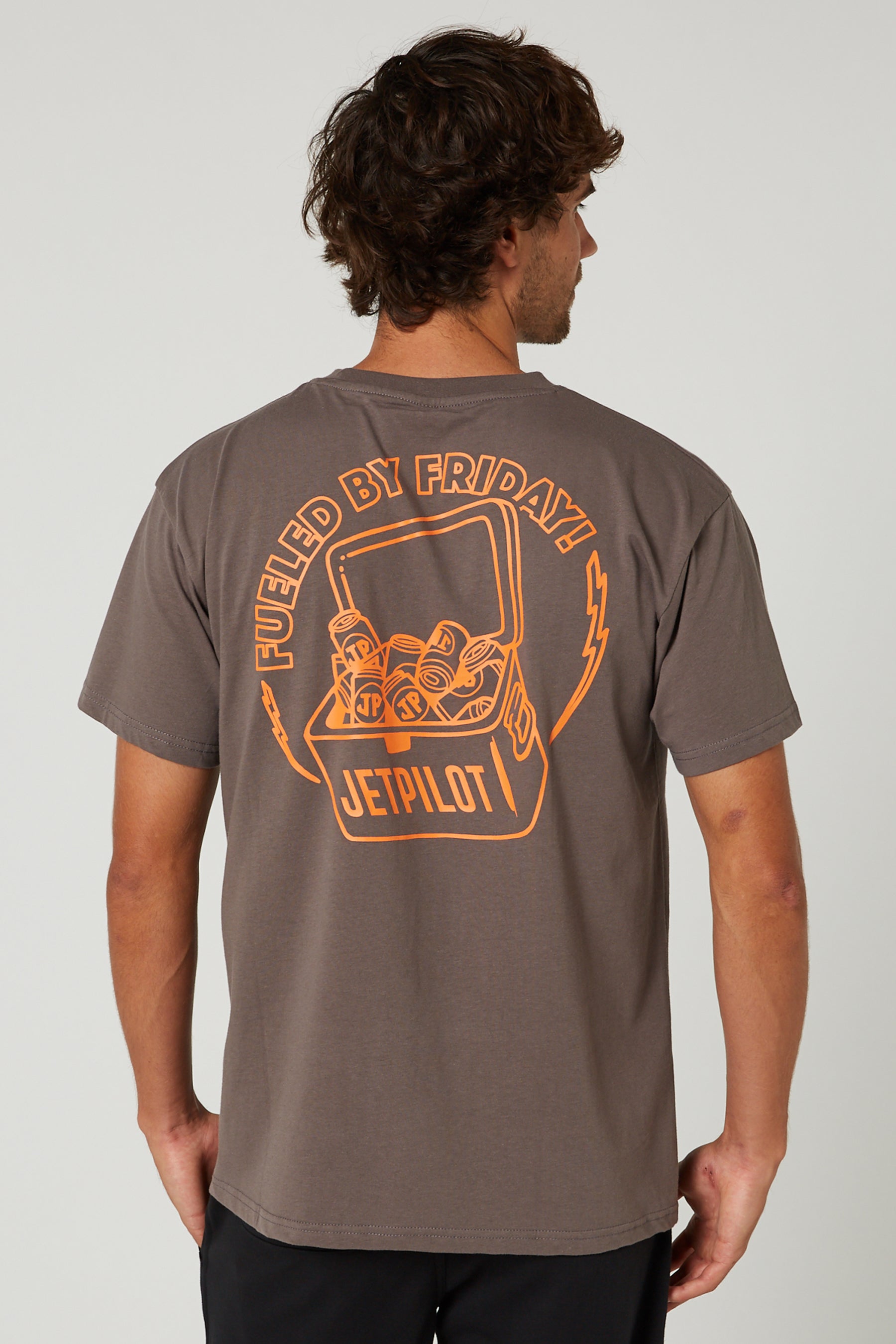 Jetpilot Esky S/S Mens Tee - Coal