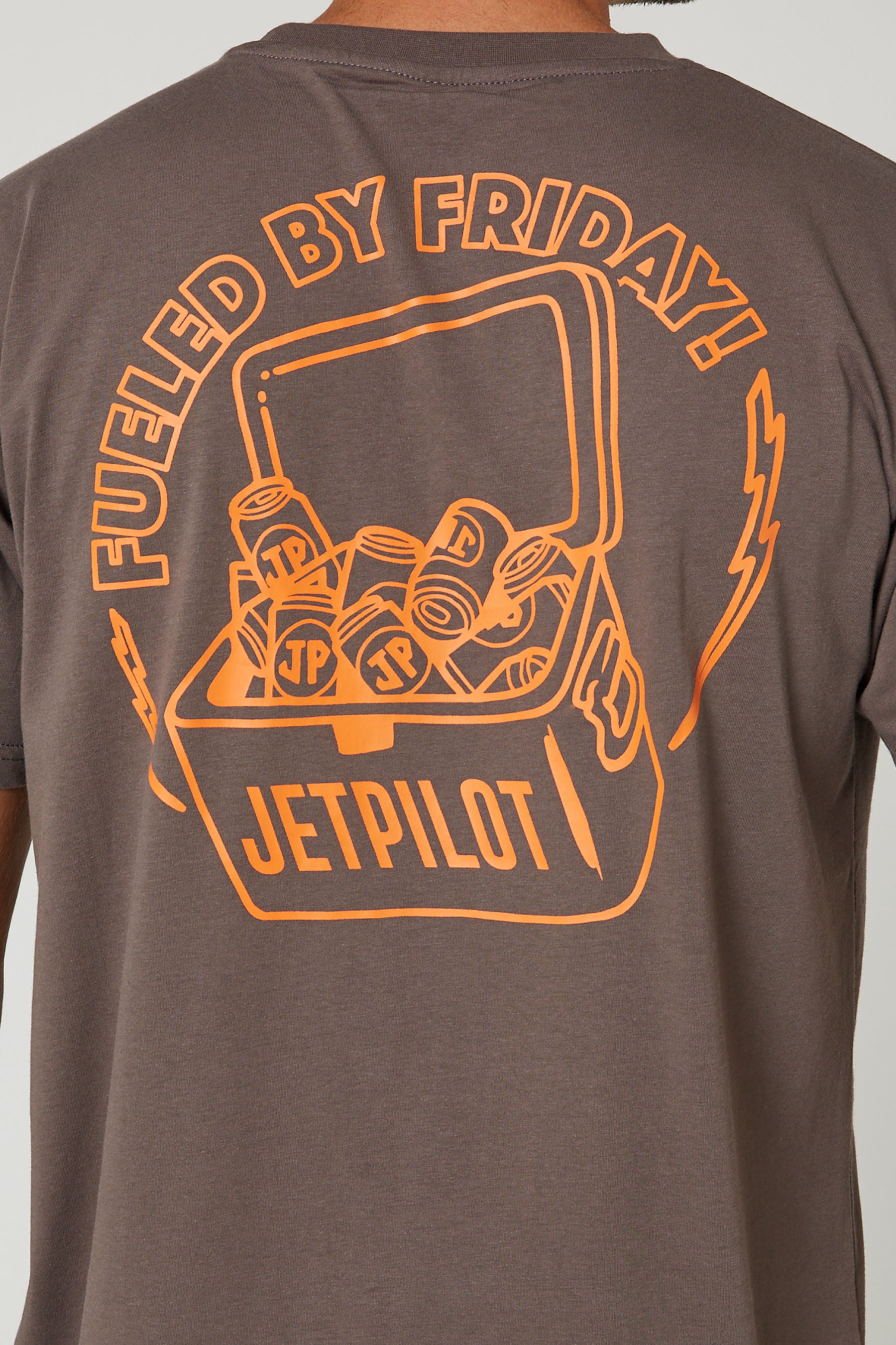 Jetpilot Esky S/S Mens Tee - Coal
