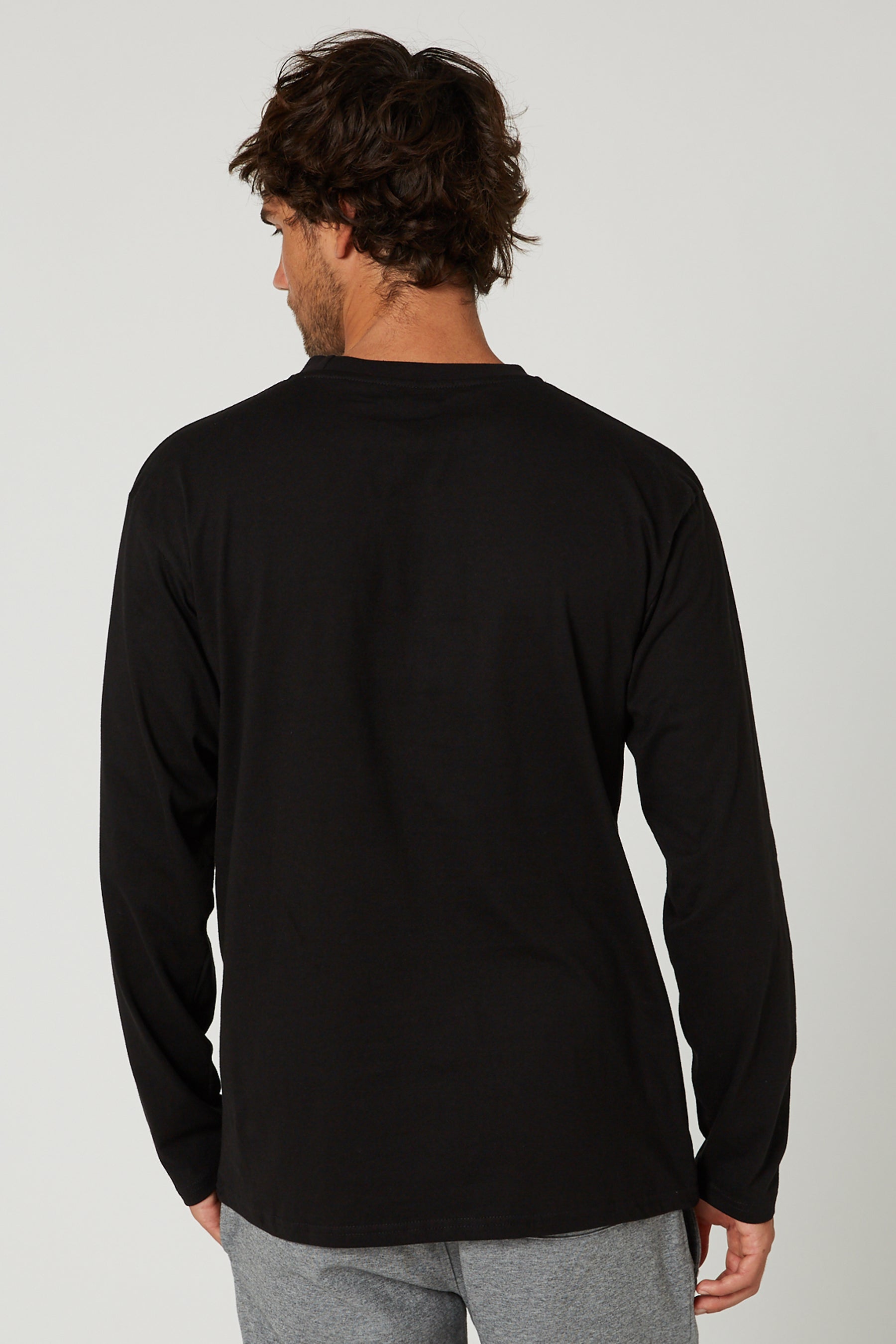 Jetpilot Eclipse L/S Mens Tee - Black