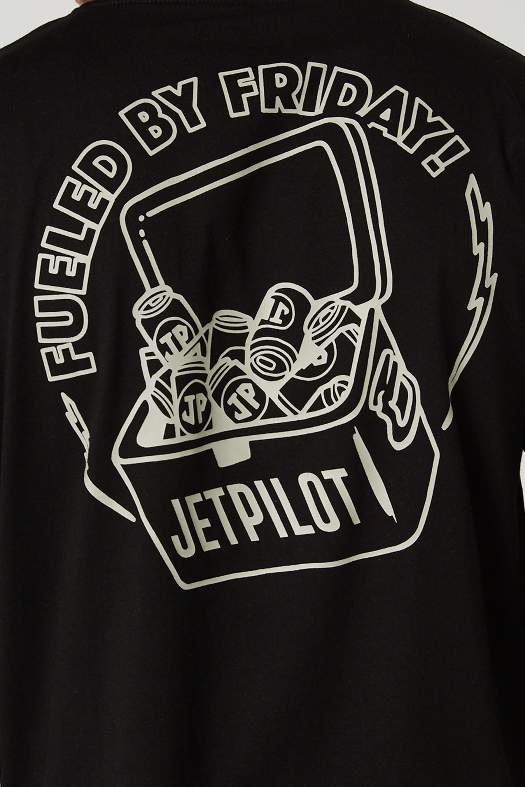 Jetpilot Esky L/S Mens Tee - Black