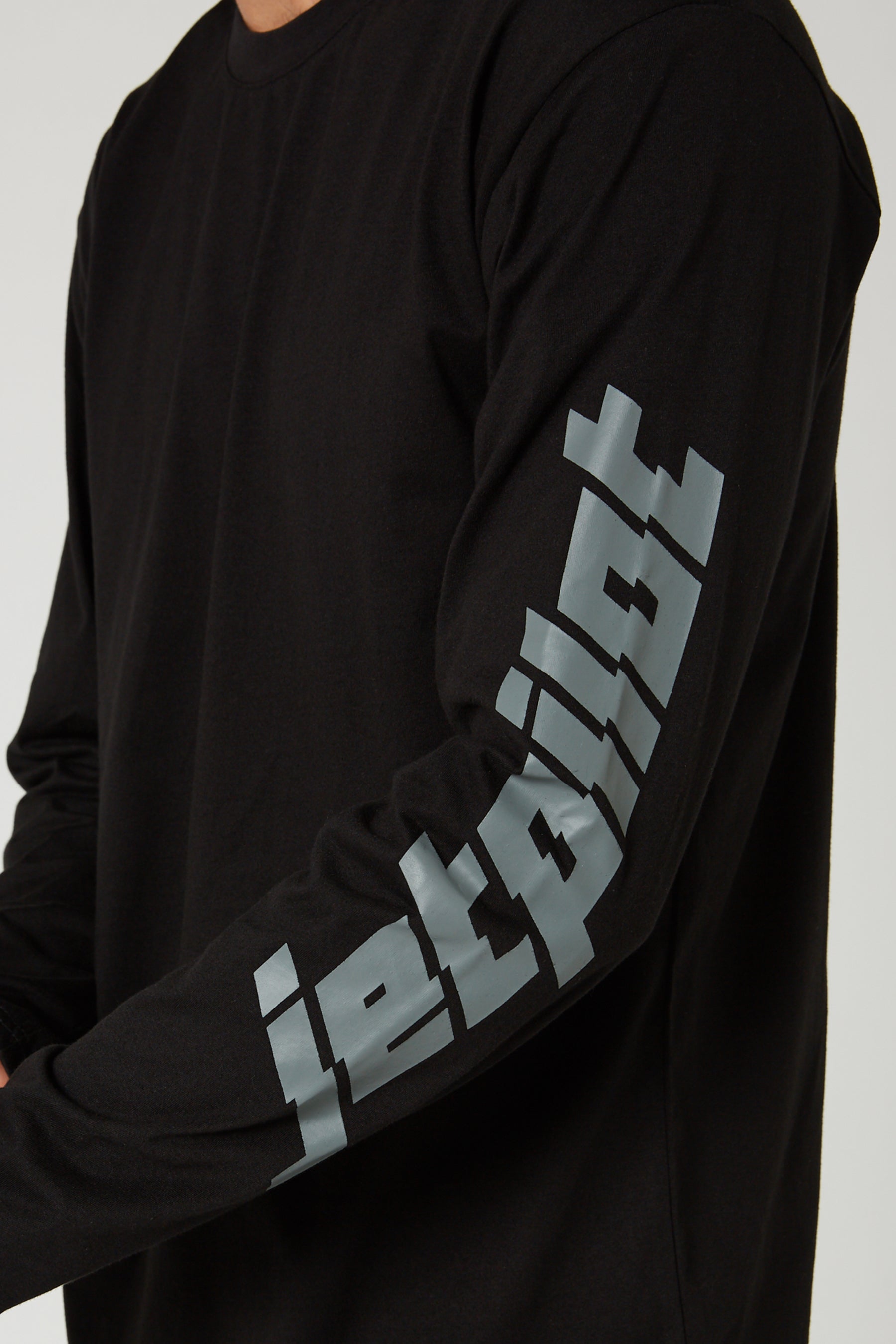 Jetpilot Techtonic L/S Mens T-Shirt - Black