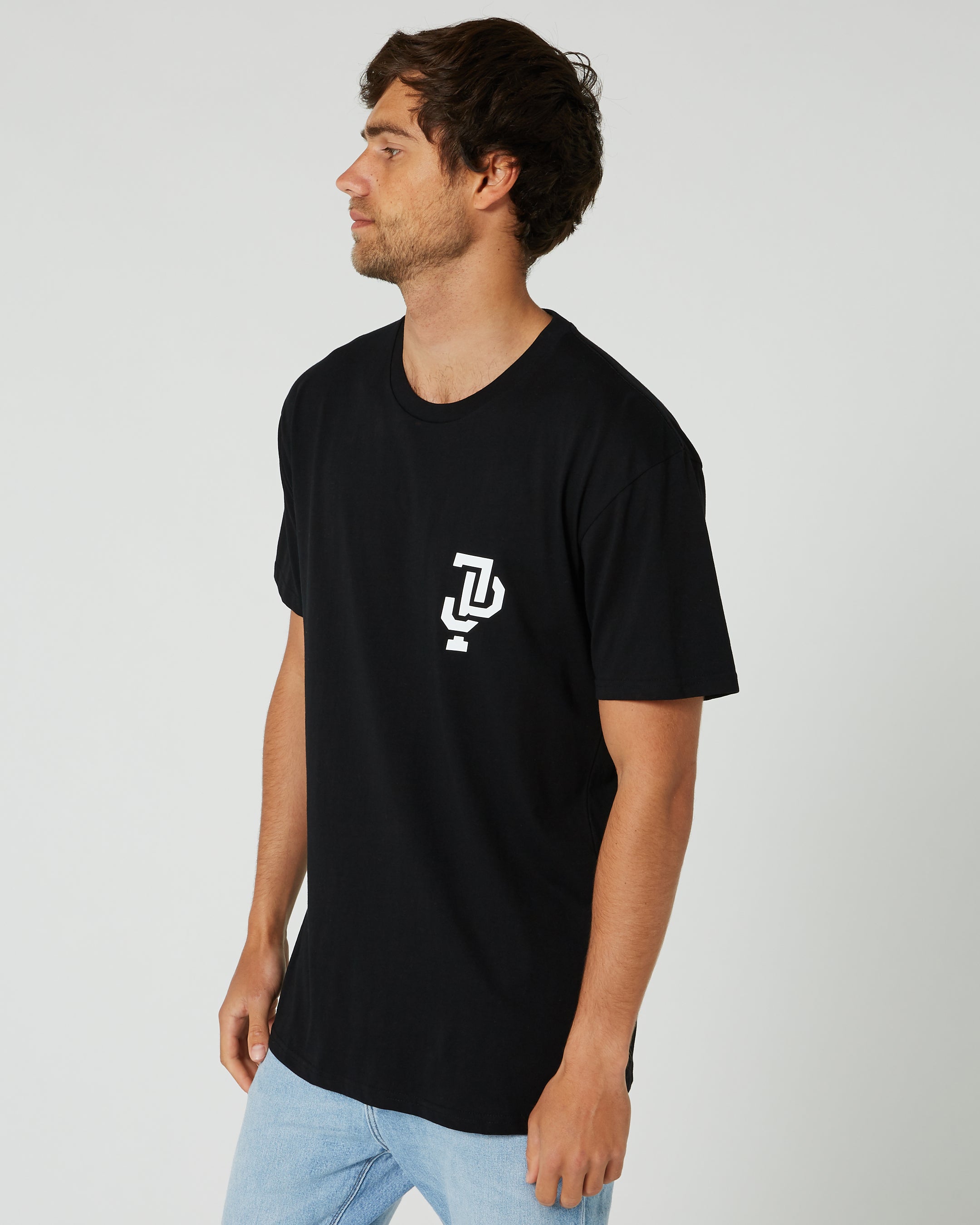 Jetpilot Global Mens Short Sleeve Tee - Black 2