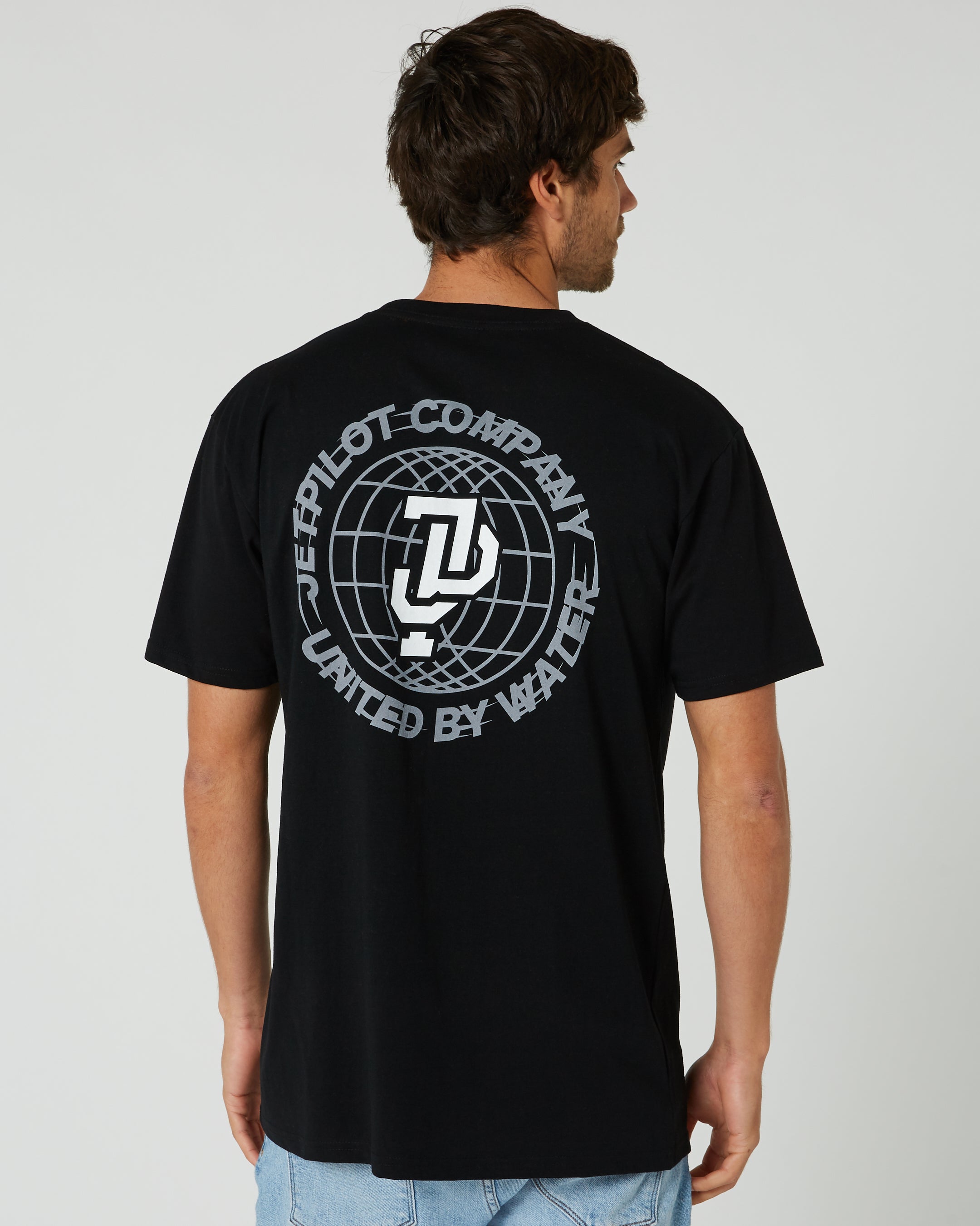 Jetpilot Global Mens Short Sleeve Tee - Black 7