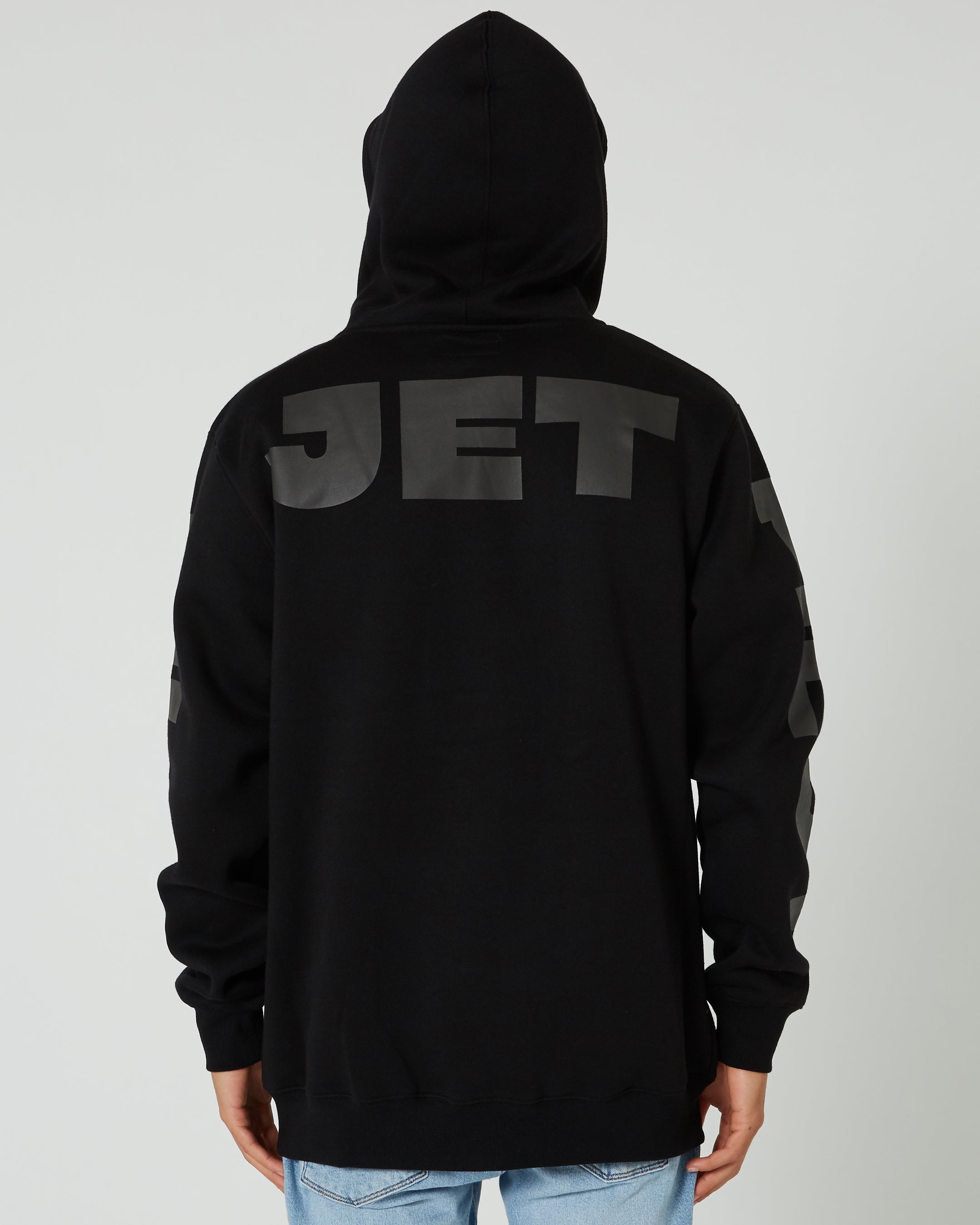 Jetpilot Divided Mens Zip-Up Hoodie - Black 7