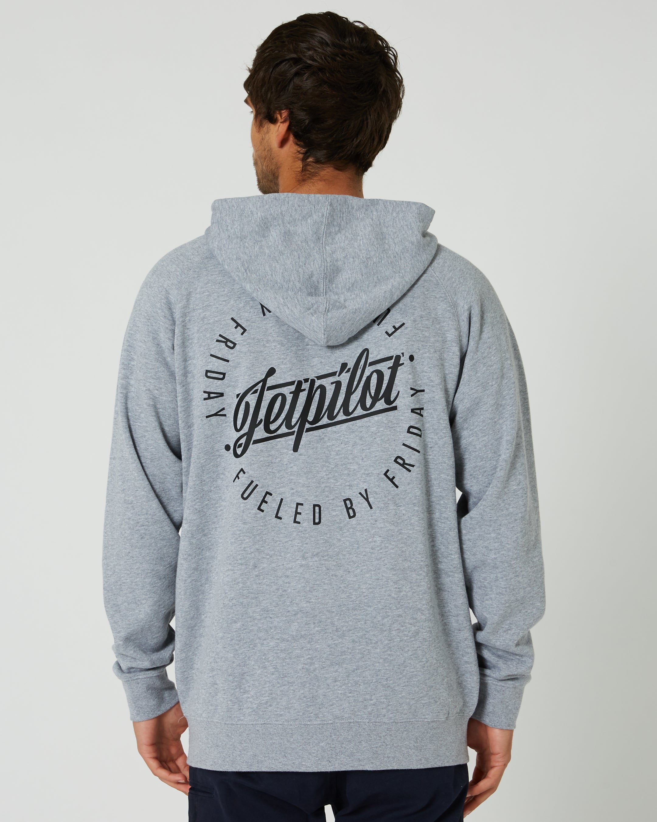 Jetpilot Friday Mens Zip-Up Hoodie - Heather 5