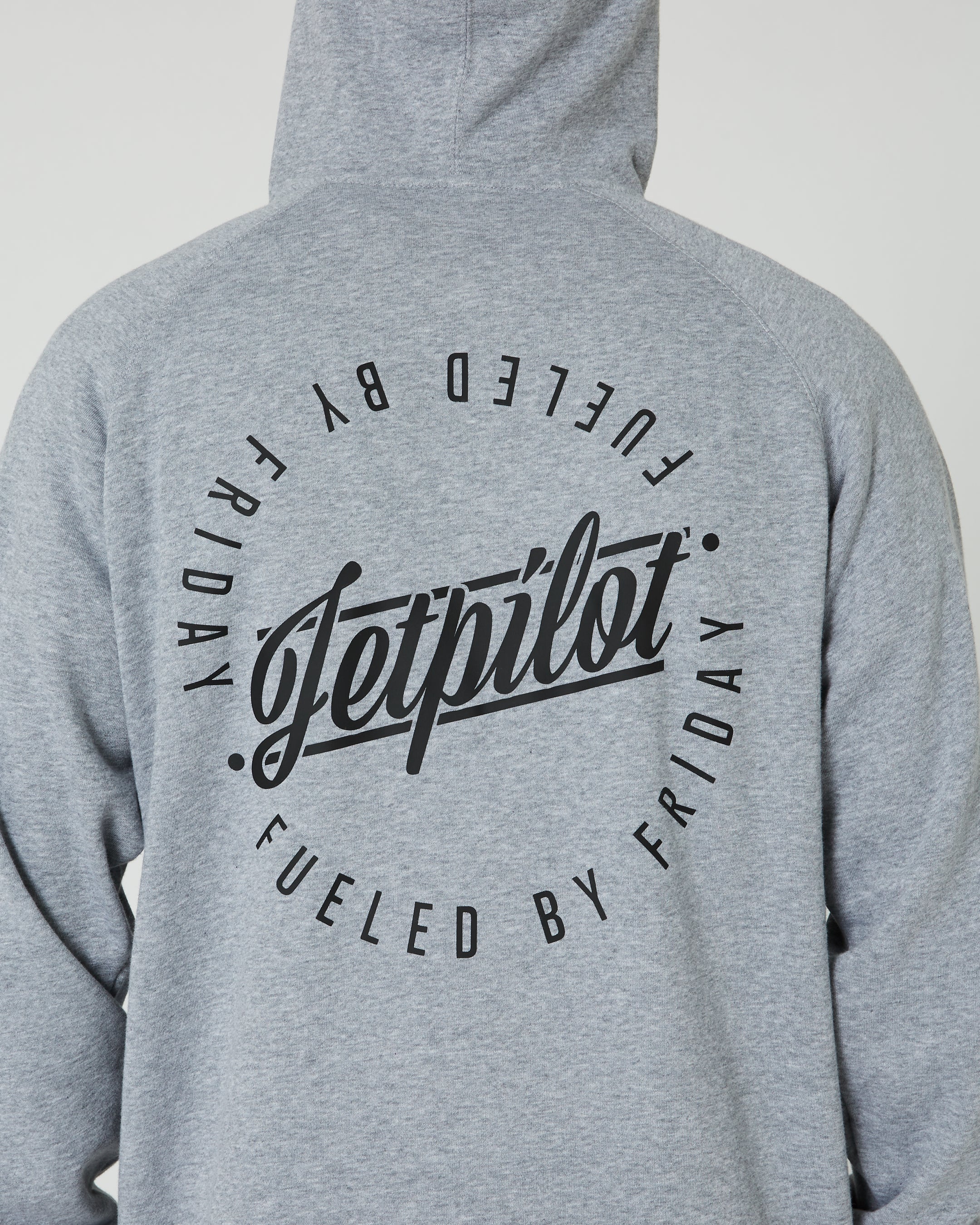 Jetpilot Friday Mens Zip-Up Hoodie - Heather 6