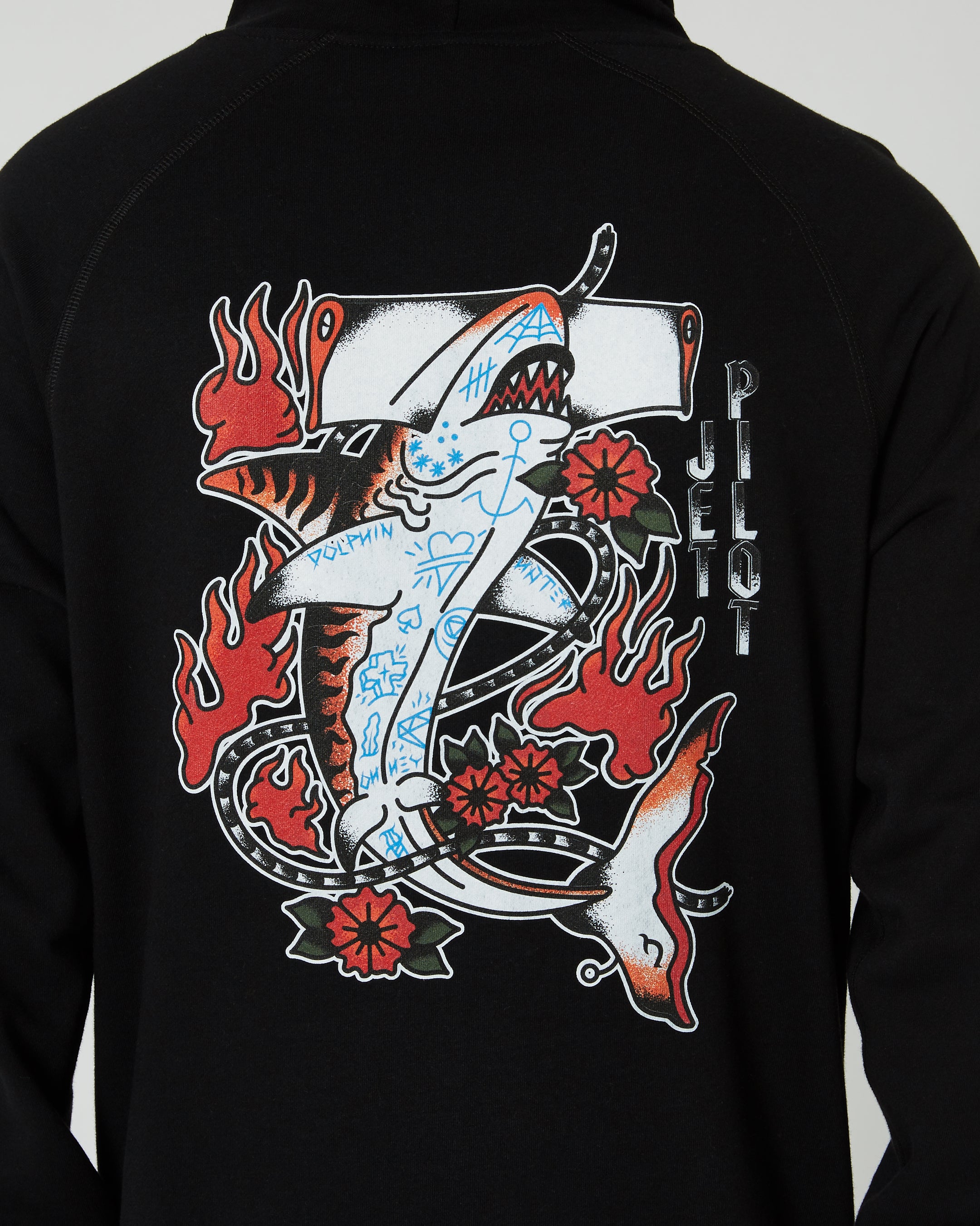 Jetpilot Shark Flash Mens Pullover Hoodie 6 — view 06 (3)