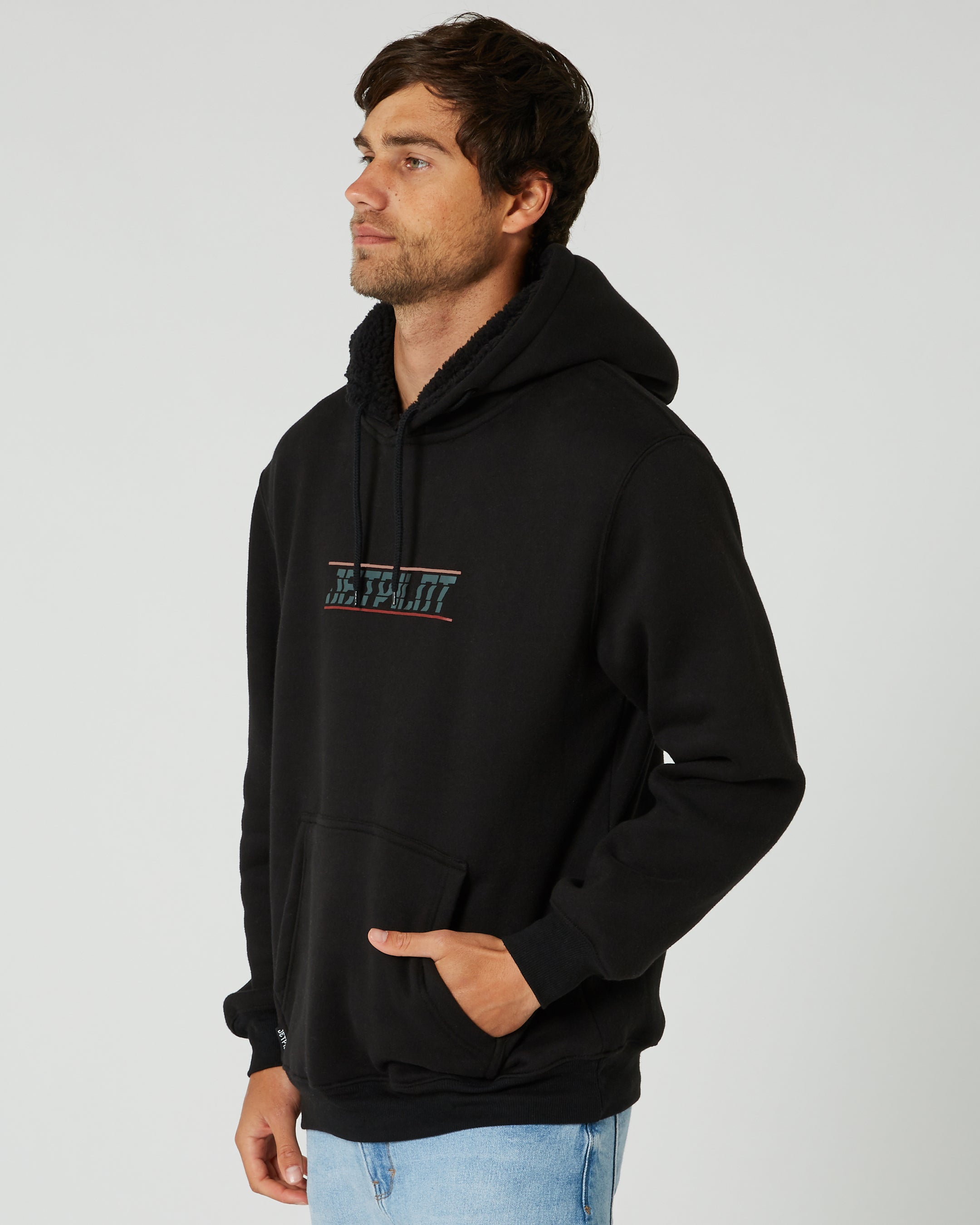 Jetpilot United Mens Pullover Hoodie - Black 3