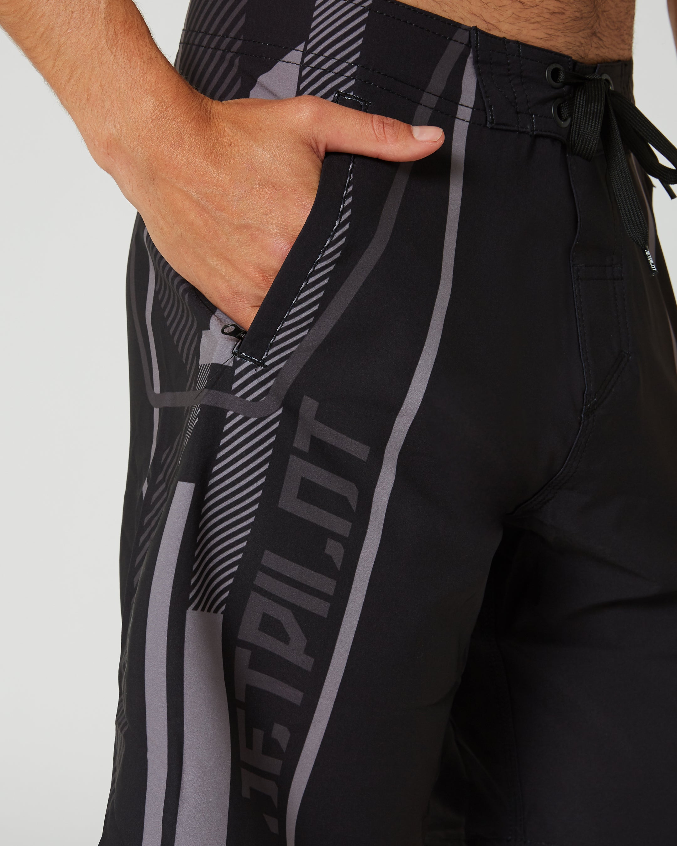 Jetpilot Rally Mens Boardshorts - Black/Charcoal 5