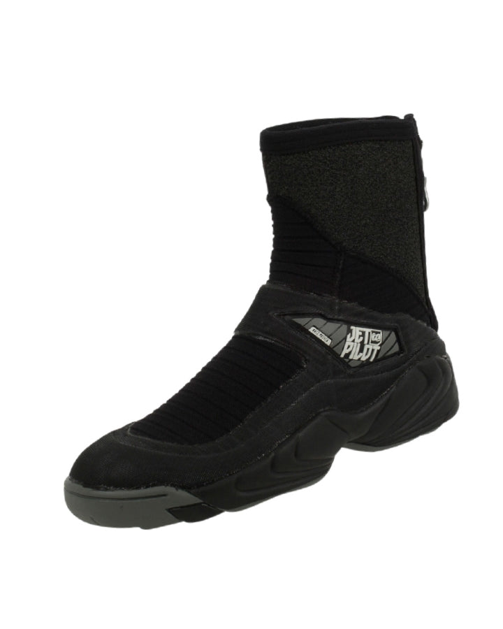 Jetpilot Mens Turbo Rear Zip Neo Boot Black/Black