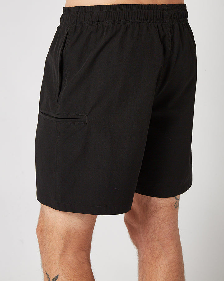 Jetpilot Jet-Lite Mens Elasticated Boardshort - Black 3