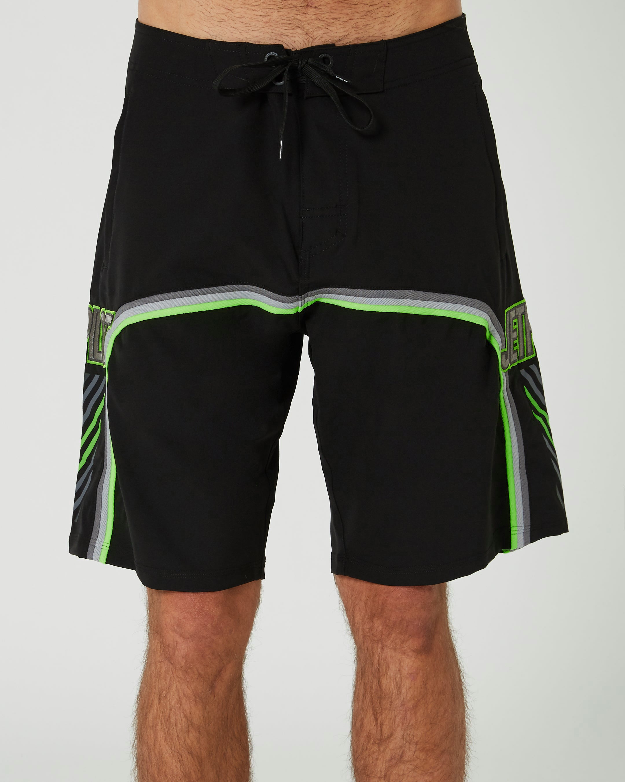 Jetpilot F4.5 Mens Boardshorts - Black/Green