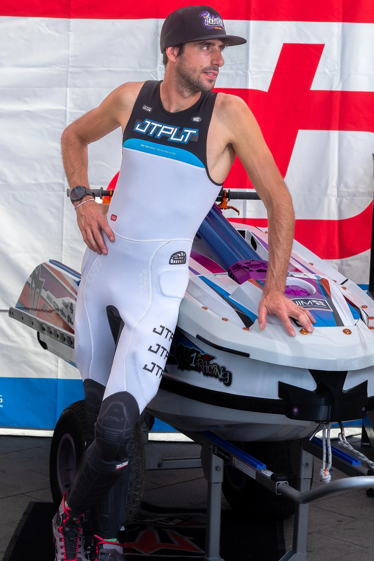 Jetpilot Vault Mens Race John Wetsuit - Black/Blue