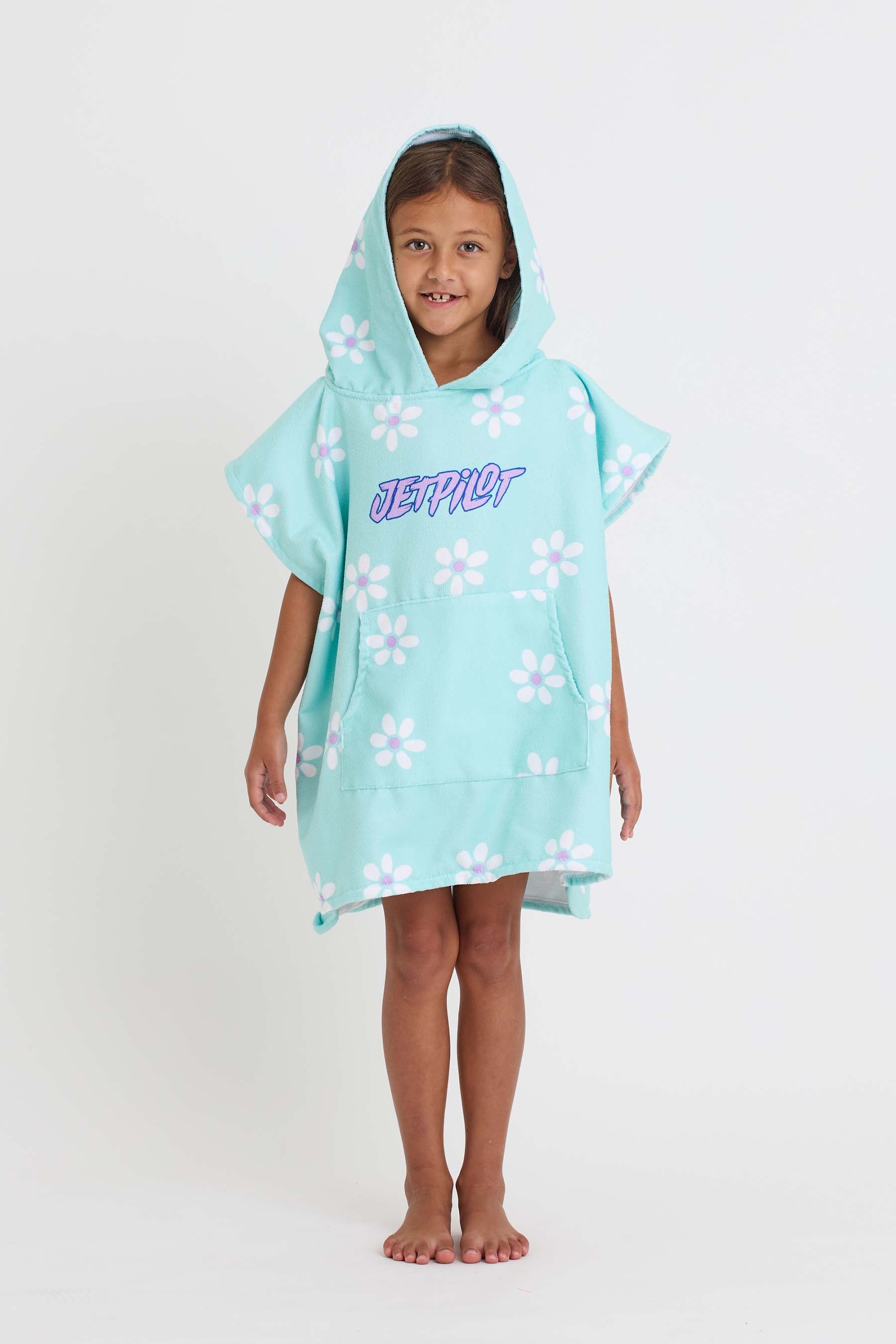 ACS23318 Jetpilot Youth Hoodie Towel - Teal - 1