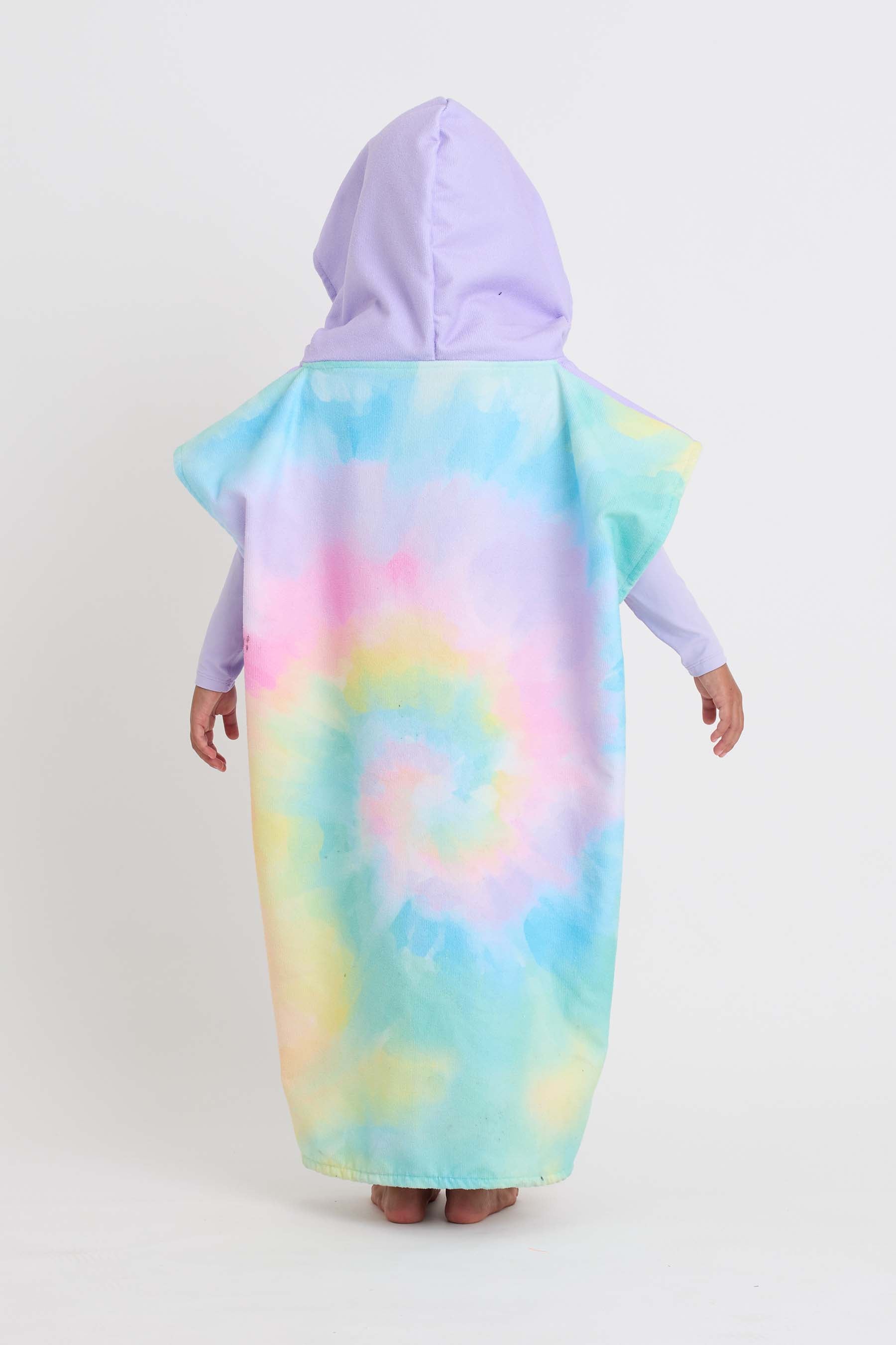 ACS24318 Jetpilot Kids Hoodie Towel - Tie Dye - 3