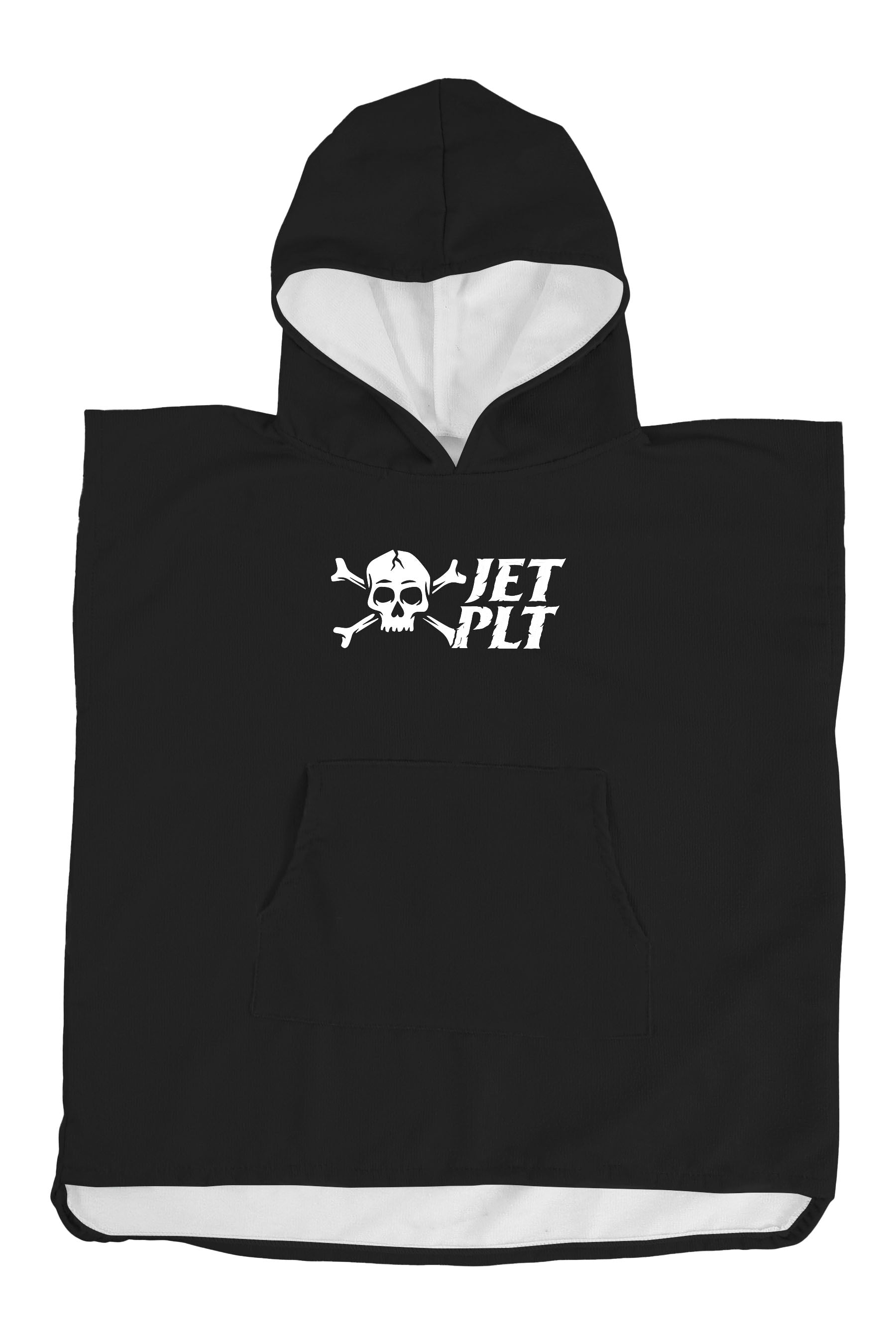 Jetpilot Kids Hoodie Towel - Black