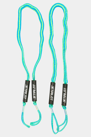 Jetpilot PWC Bungee Dock Tie Twin Pack - Green
