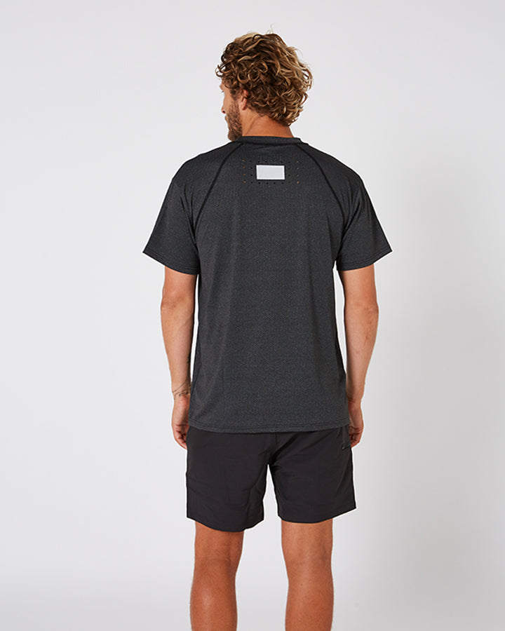 Jetpilot All Day Mens S/S Tee - Black Lifestyle 4