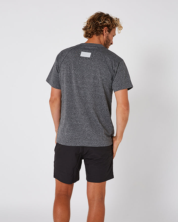 Jetpilot All Day Mens S/S Tee - Grey Lifestyle 3