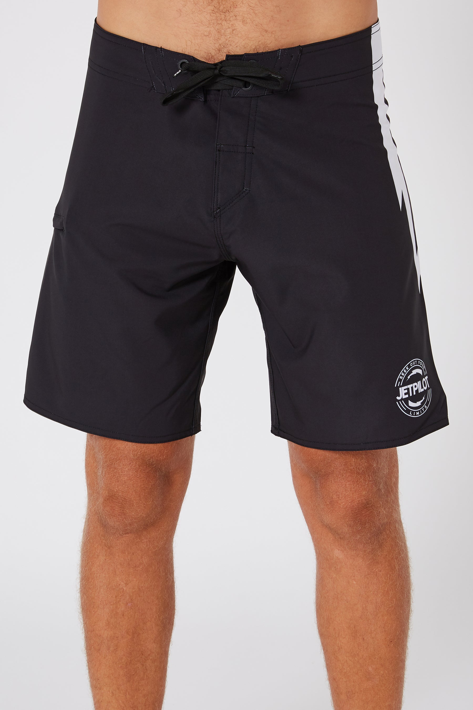 Jetpilot Bolts Mens Boardshort - Black/White