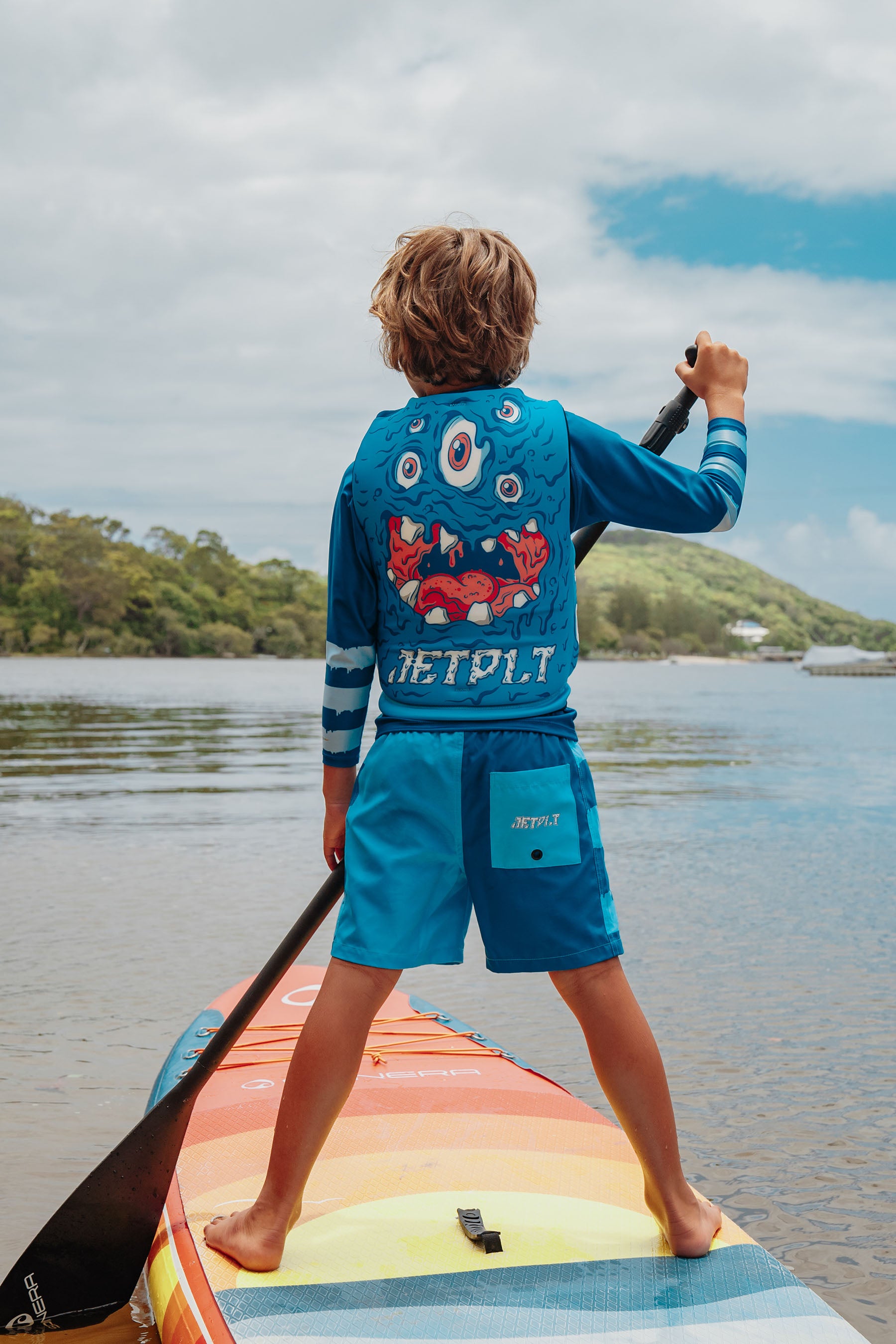 Jetpilot Cause Kids Life Jacket - Monster Blue